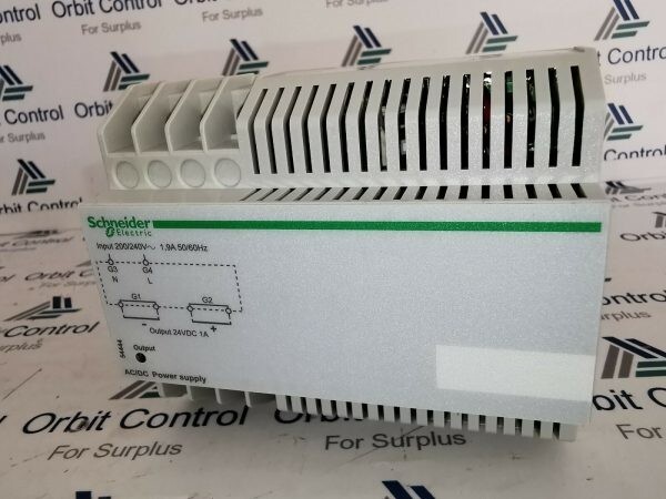 Schneider Electric 54444 Schneider Electric 54444 power supply module,Input 200240 1.9A Output 24VDC 1A 4