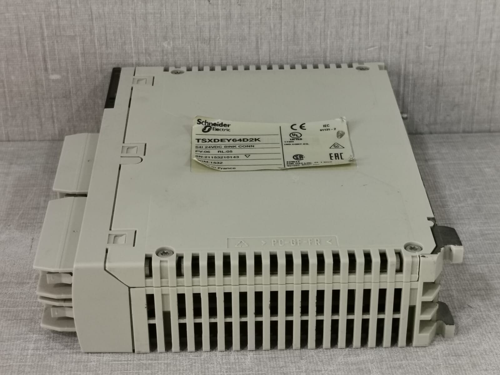 Schneider Electric PV-06 Schneider Electric TSXDEY64D2K MODICON PV:06 RL:05 7