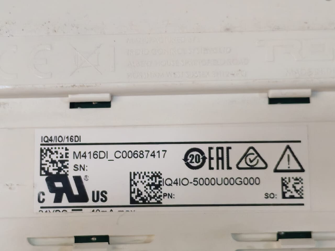 Trend IQ4IO-5000U00G000 TREND 16DI IQ4/IO/16DI IQ4IO-5000U00G000 EXPANSION MODULE 5