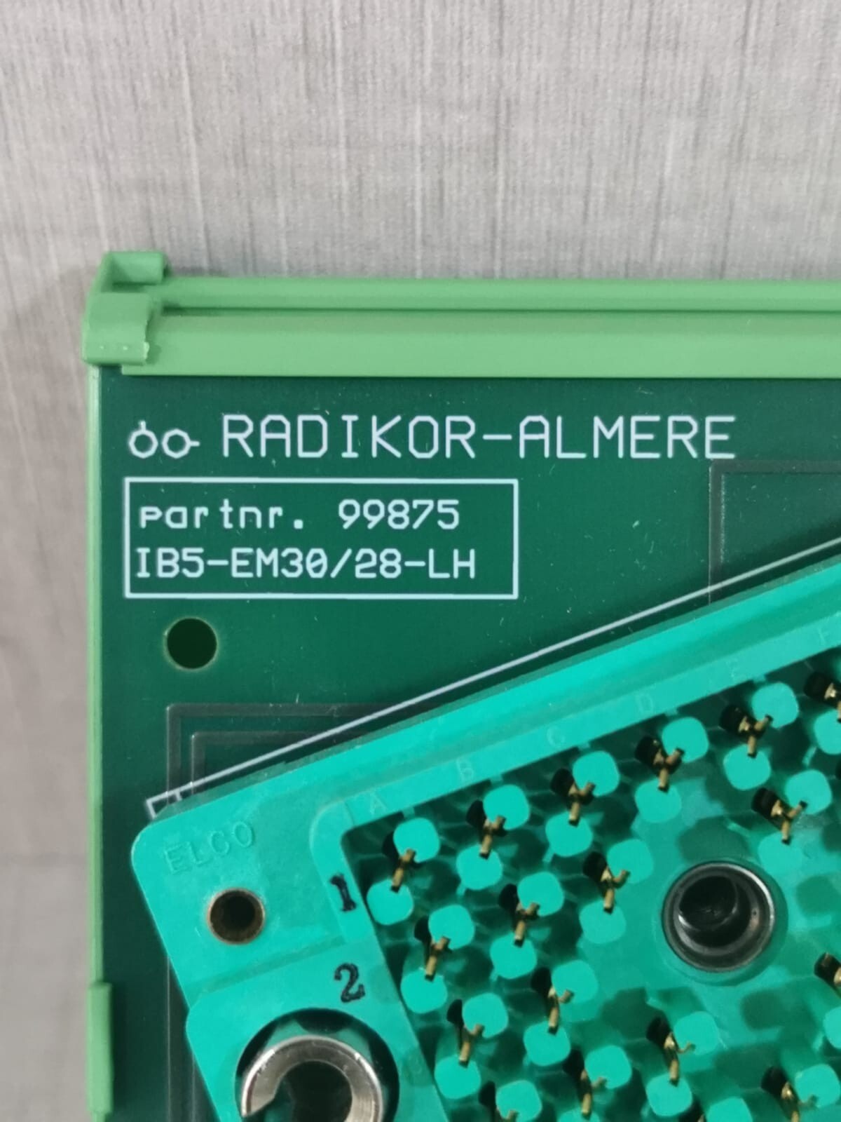 AXIO 2307125 RADIKOR-ALMERE 99875 AXIO IB 5-EM30-LH/RHT 2307125 RADIKOR-ALMERE 99875 INTERCONNECTION BOARD 2
