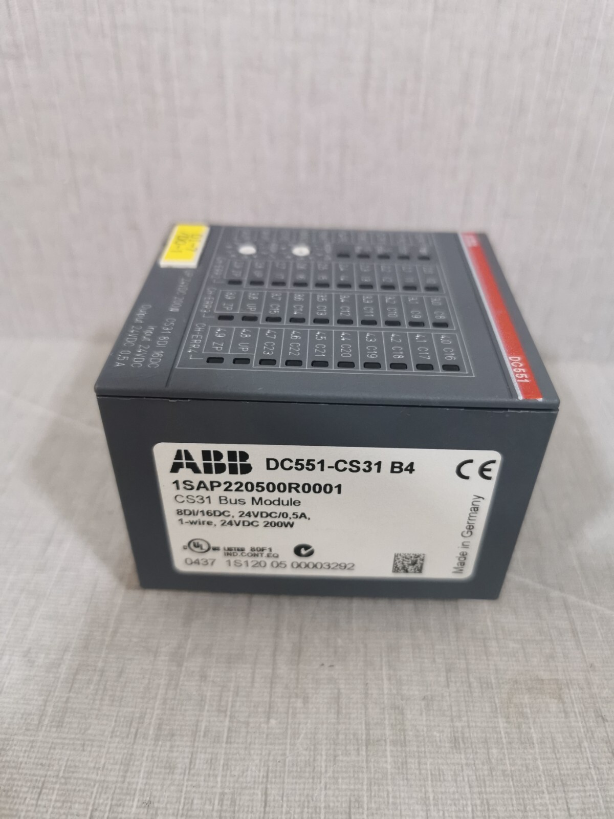 ABB 1SAP220500R0001 with TU551-CS31 B0 ABB DC551-CS31 B4 Module 1SAP220500R0001 with TU551-CS31 B0 2