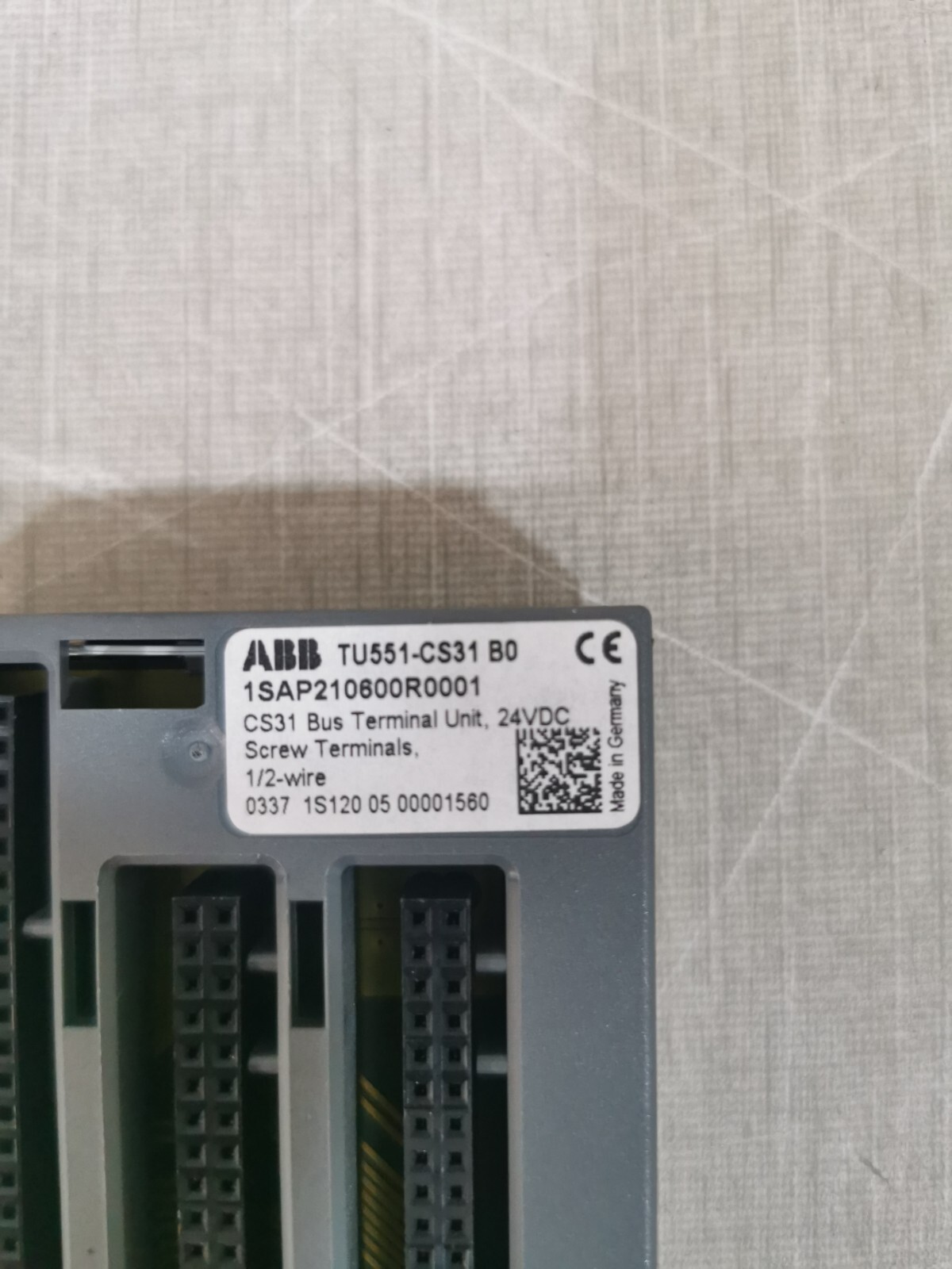 ABB 1SAP220500R0001 with TU551-CS31 B0 ABB DC551-CS31 B4 Module 1SAP220500R0001 with TU551-CS31 B0 10