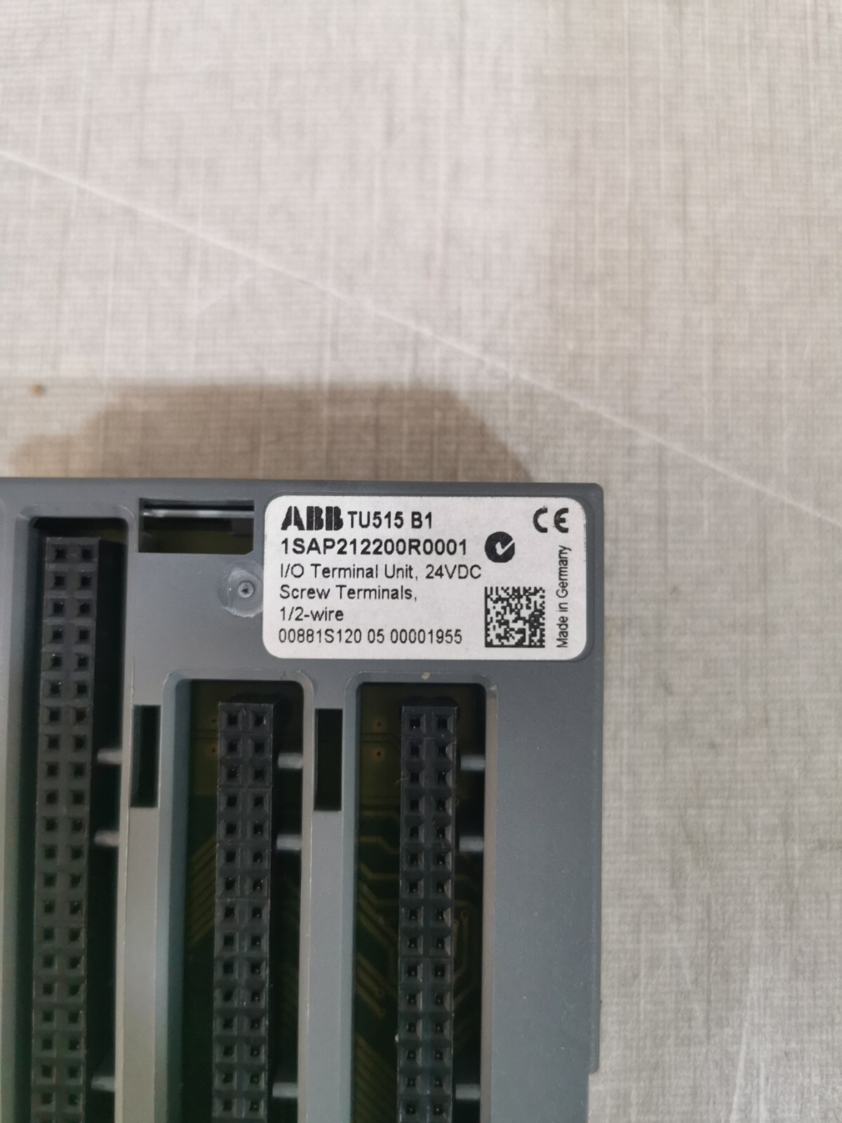 ABB 1SAP250100R0001 with TU515 B1 ABB AX521 B4 Analog Input/Output Module 1SAP250100R0001 with TU515 B1 8