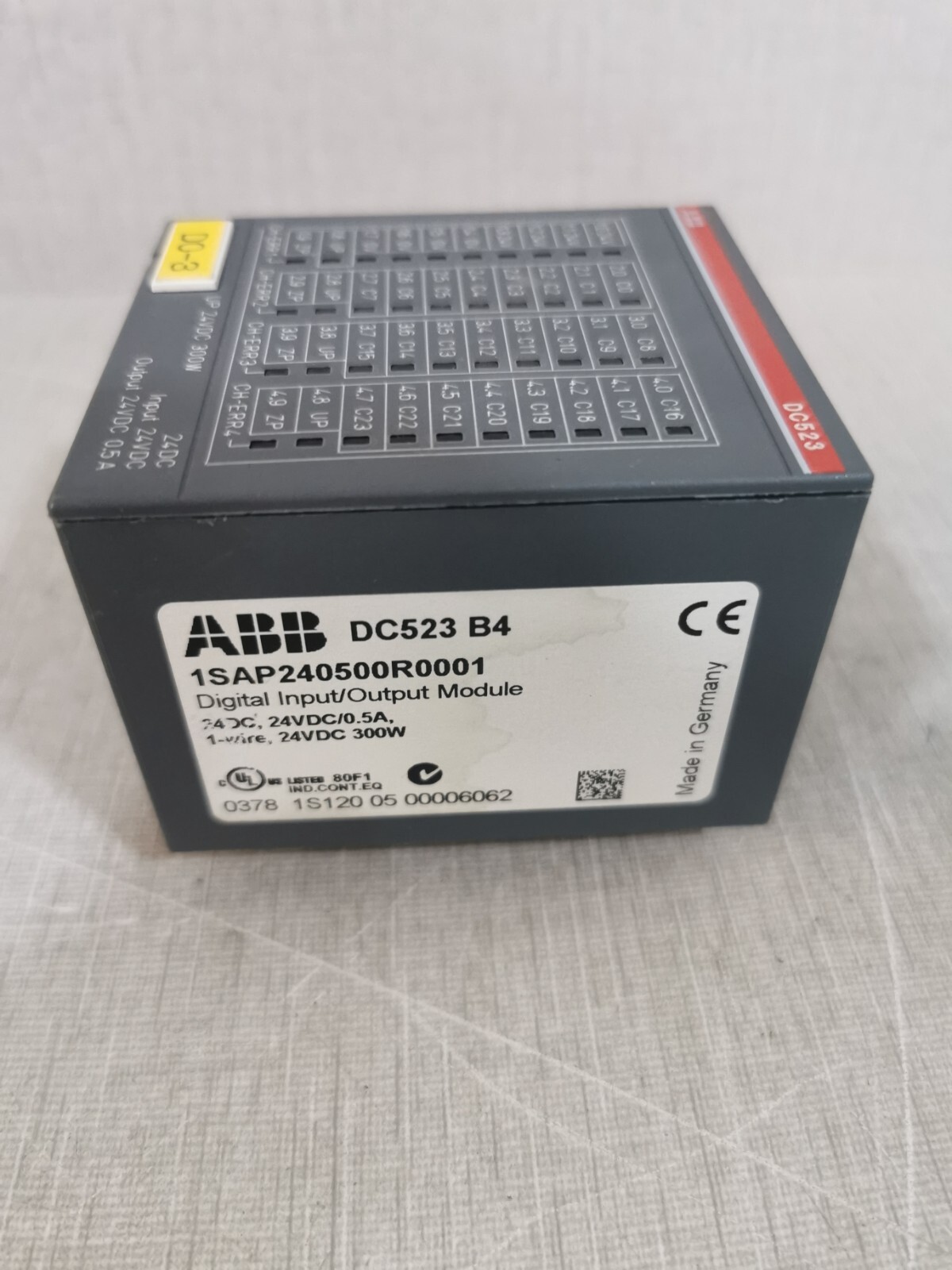 ABB 1SAP240500R0001 ABB DC523 B4 1SAP240500R0001 with TU515 B1 Digital Input/Output Module 24VDC 4