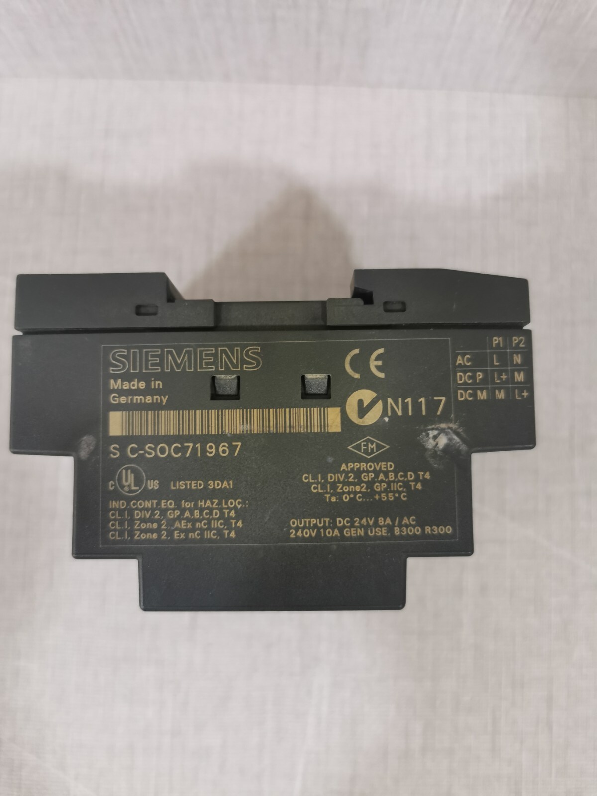 Siemens 052-1HB00-0BA4 SIEMENS 6ED1 052-1HB00-0BA4 MODULE INPUT 8xAC/DC 2