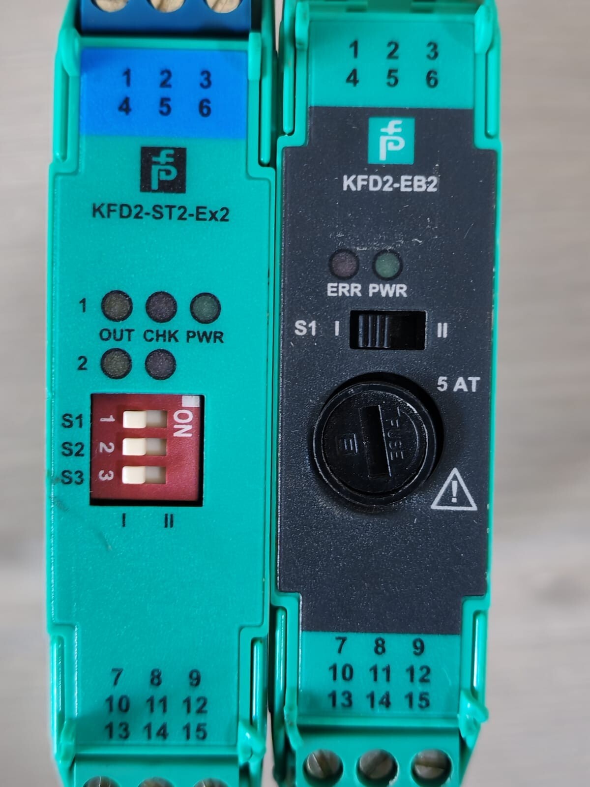 Pepperl+Fuchs KFD2-EB2 PEPPERL+FUCHS KFD2-EB2 P/n: 189783 + PEPPERL+FUCHS KFD2-ST2-Ex2 P/n: 181000 2