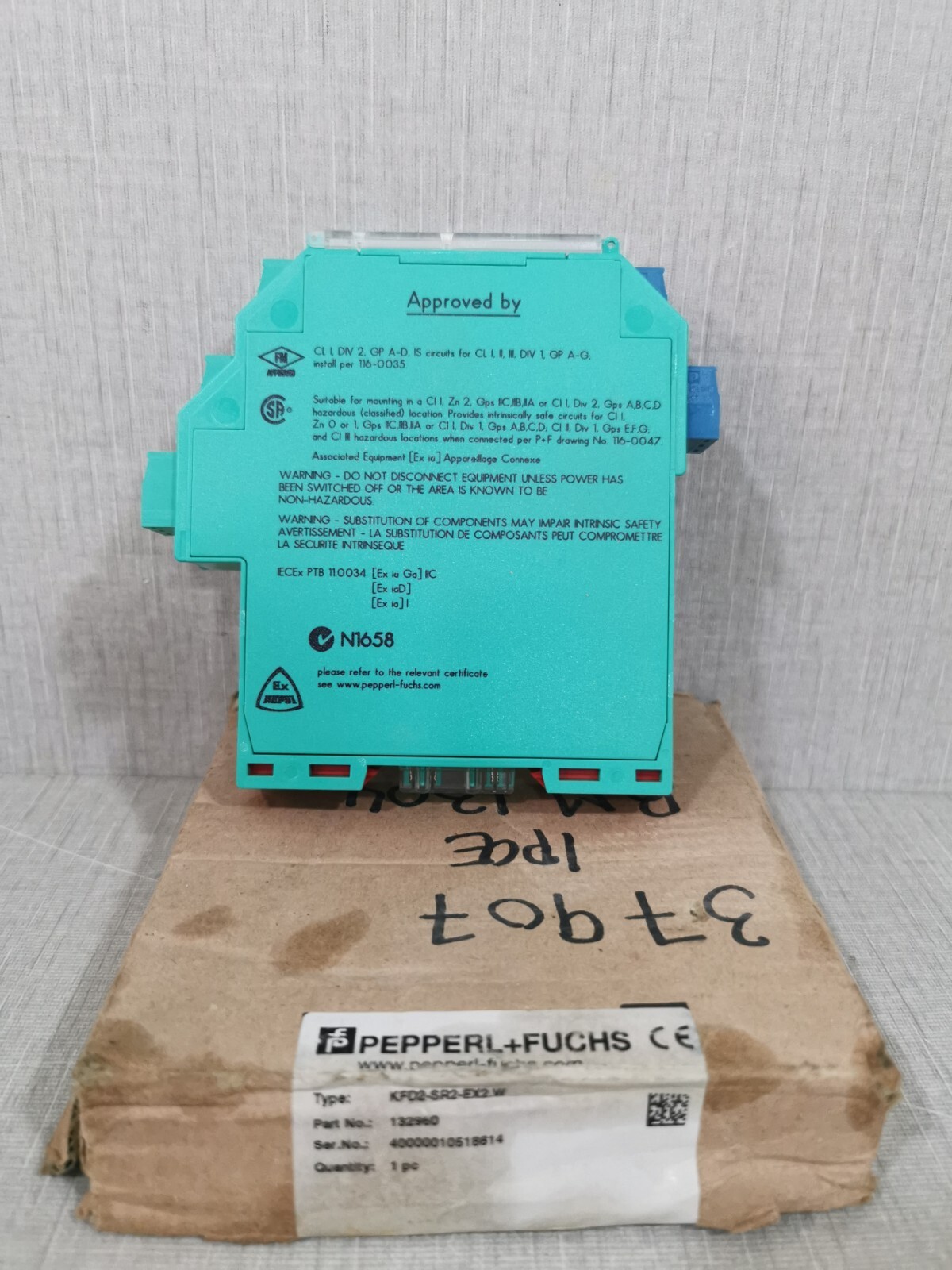 Pepperl+Fuchs K-SYSTEM PEPPERL+FUCHS K-System KFD2-SR2-Ex2.W Part No.132960 3