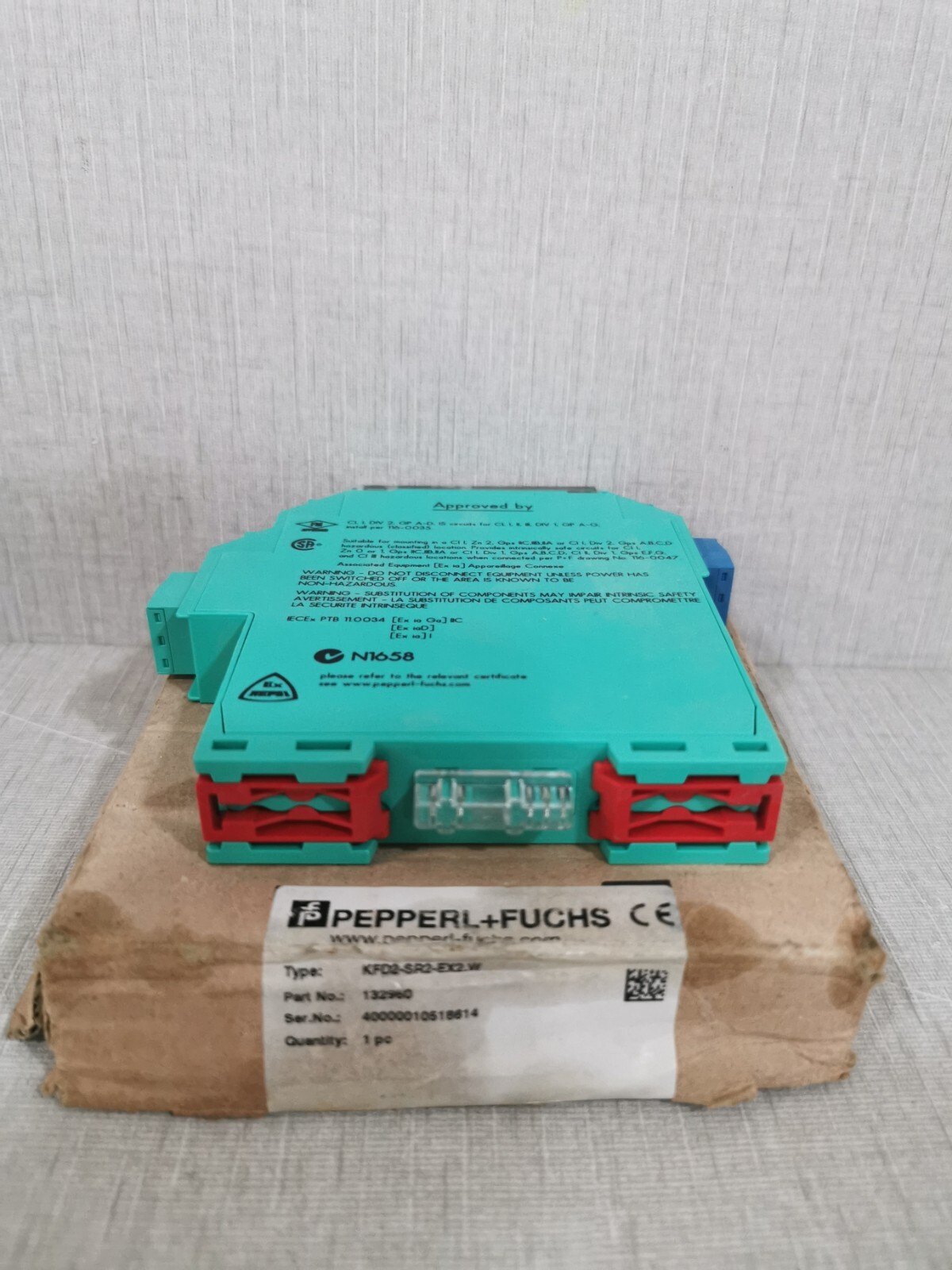 Pepperl+Fuchs K-SYSTEM PEPPERL+FUCHS K-System KFD2-SR2-Ex2.W Part No.132960 6