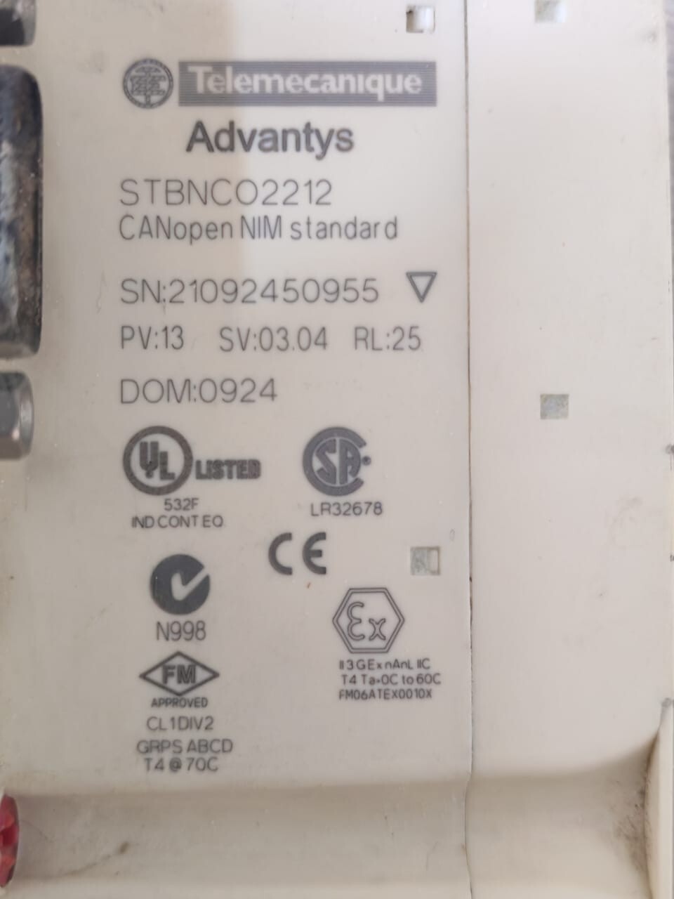 Schneider Electric STBNCO2212 Telemecanique Advantys by Schneider Electric STBNCO2212 Interface Module 2