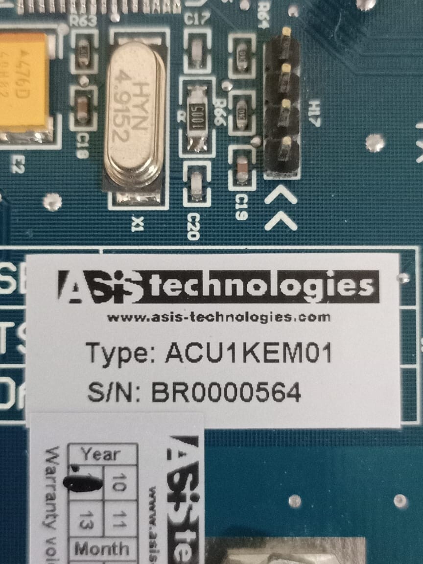 ASIS Technologies ACU1KEM01 ASIS Technologies ACU1KRB3 / ACU1KEM01 BOARD 2