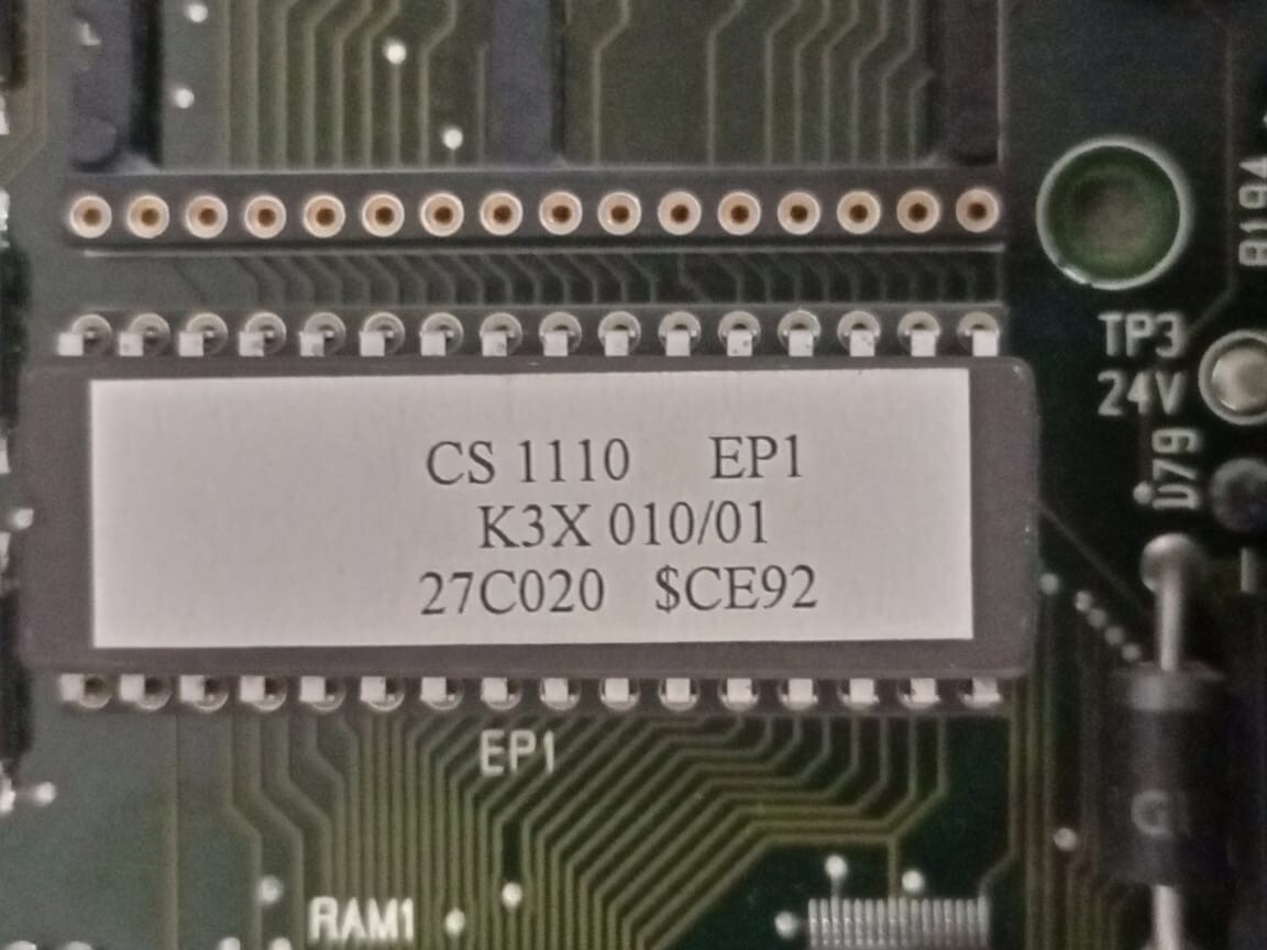 UNKNOWN CS-1110 CS 1110 EP1 K3X 010/01 27C020 BOARD 2
