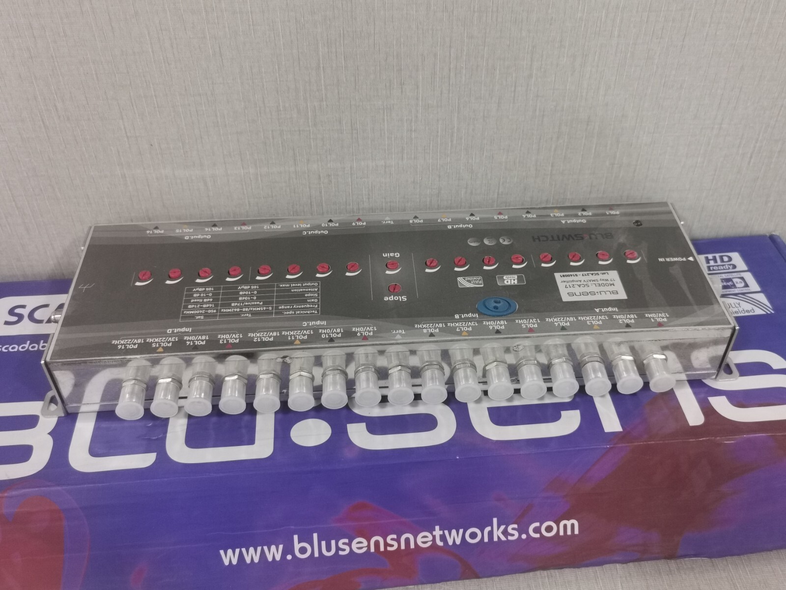 BLUSENS SCA.217 BLUSENS SCA.217 / 17 Way SMATV Amplifier 5