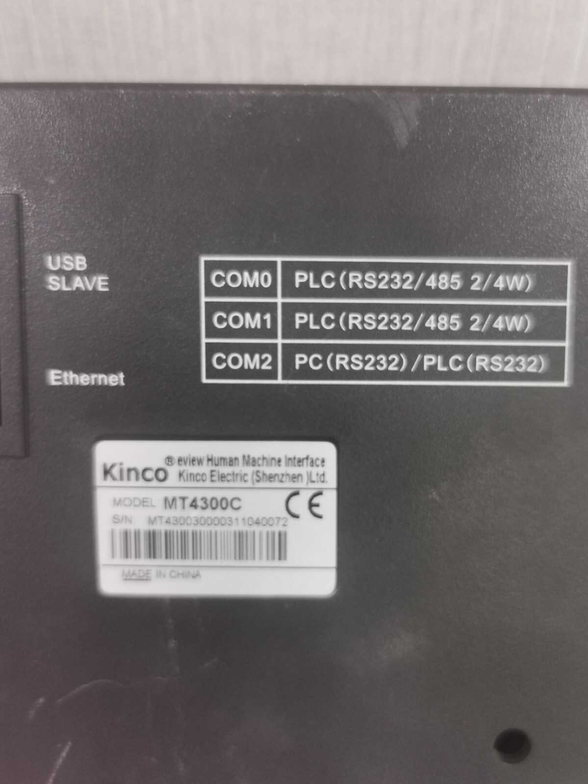 KINCO MT4300C Kinco MT4300C HMI Touch Screen 8