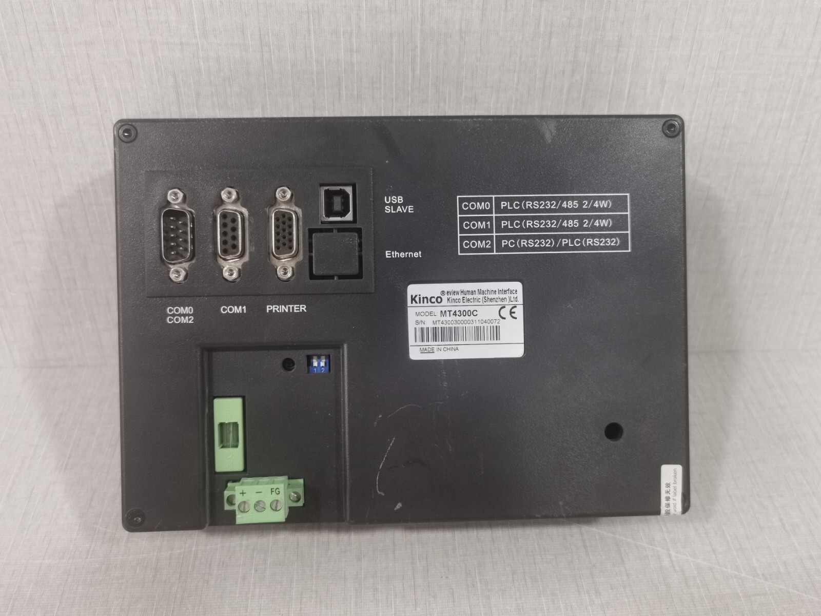 KINCO MT4300C Kinco MT4300C HMI Touch Screen 9