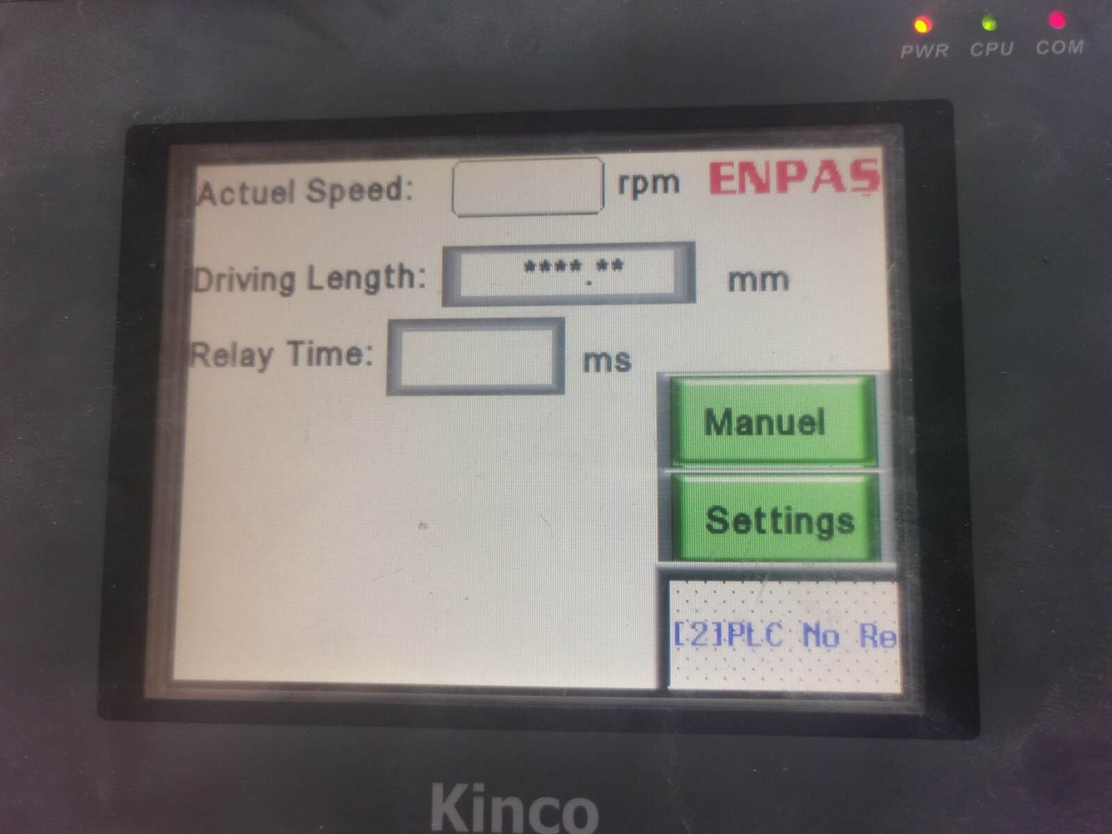 Kinco MT4300C HMI Touch Screen