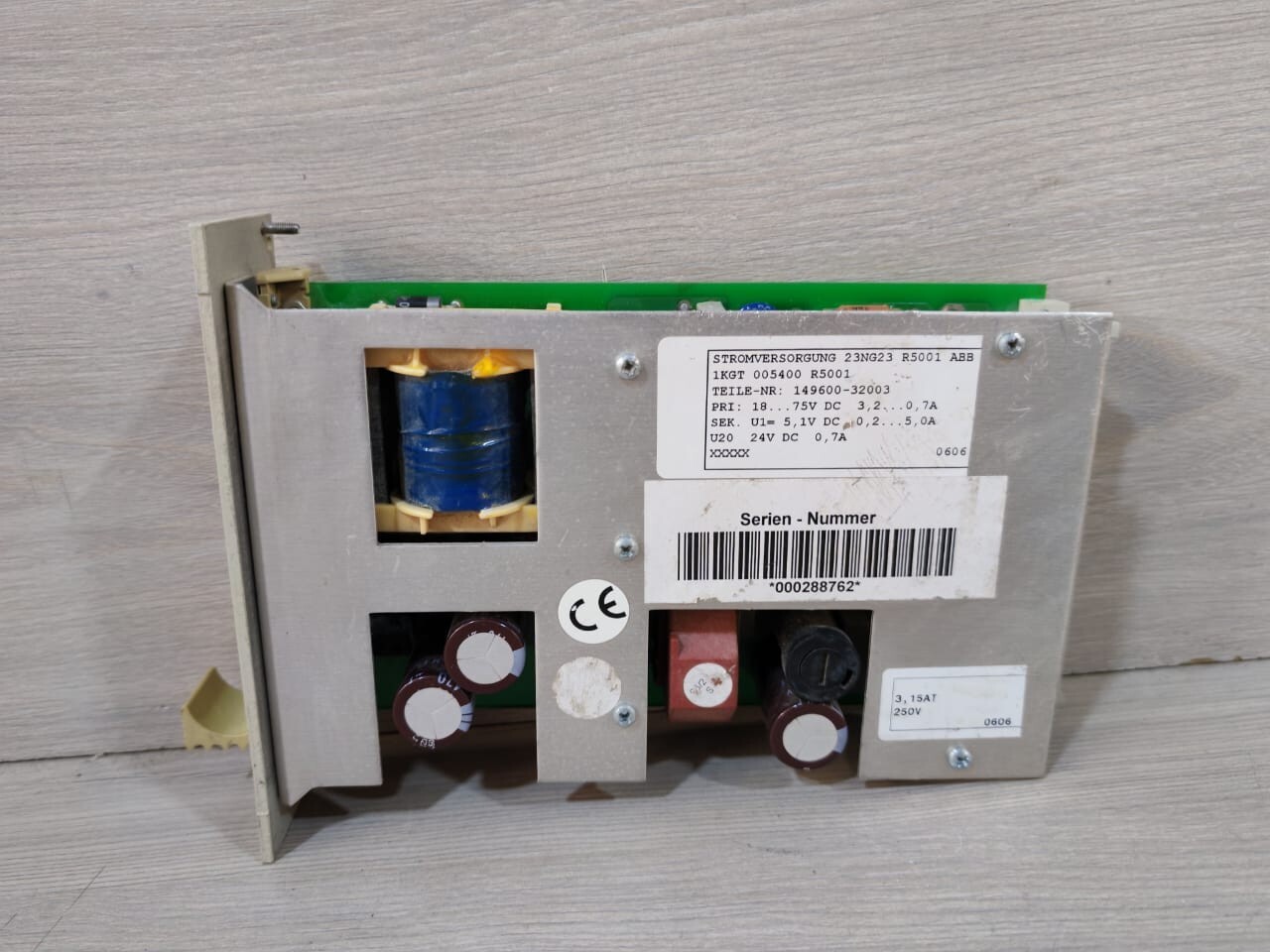 ABB R5001 ABB STROMVERSORGUNG 23NG23 R5001 1KGT 005400 R5001 4