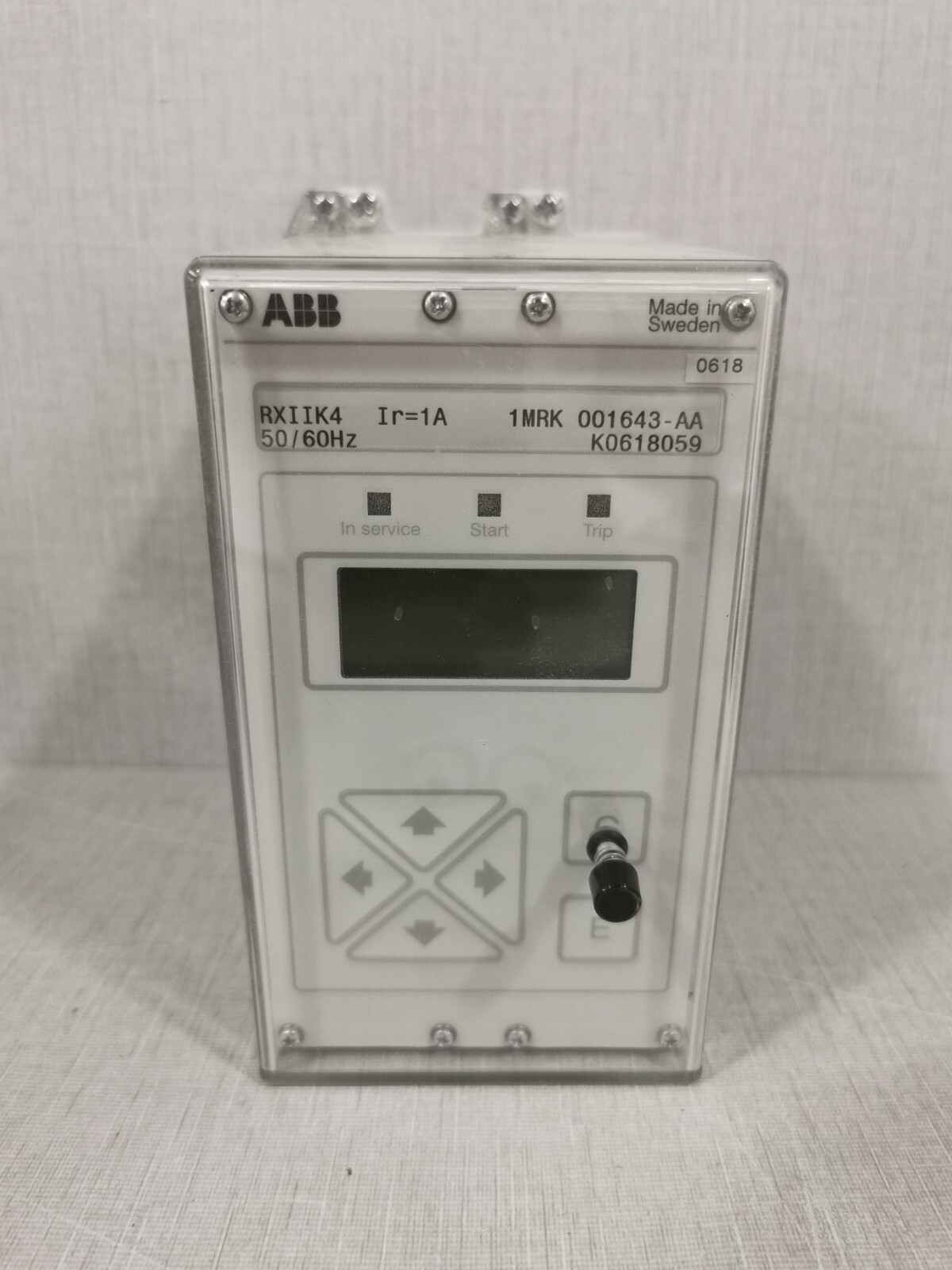 ABB K0618059 ABB RXIIK4 / 1MRK 001643-AA K0618059 50/60HZ 2