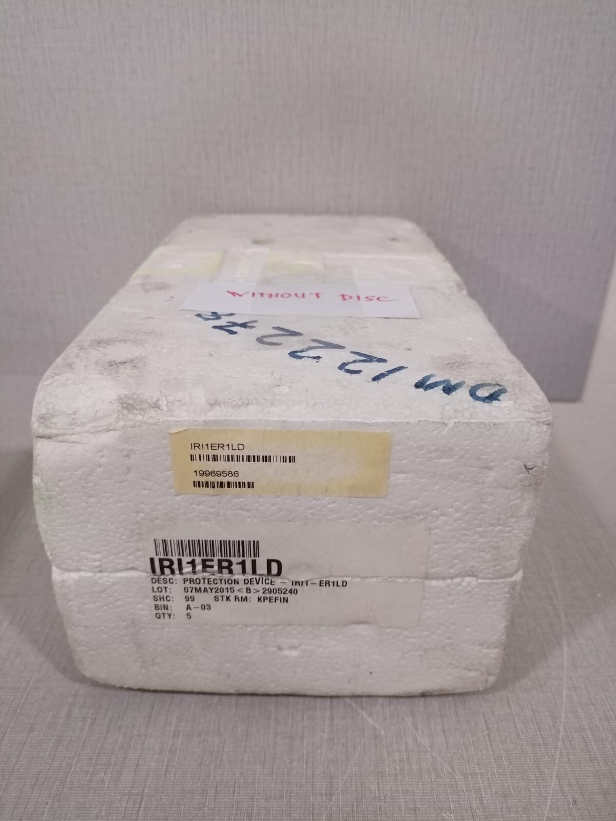 Woodward 50/60HZ WOODWARD IRI1ER1LD EARTH CURRENT RELAY WITHOUT DISC 24V 50/60Hz 3