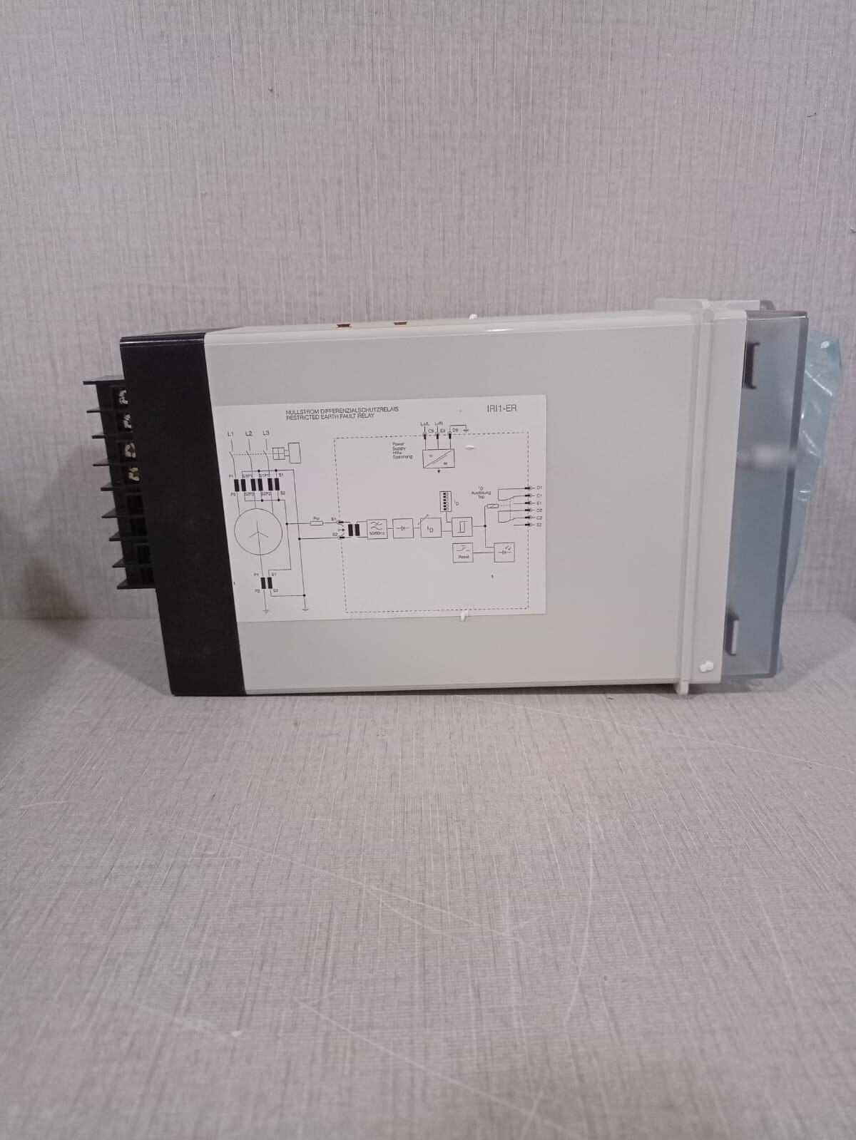 Woodward 50/60HZ WOODWARD IRI1ER1LD EARTH CURRENT RELAY WITHOUT DISC 24V 50/60Hz 5