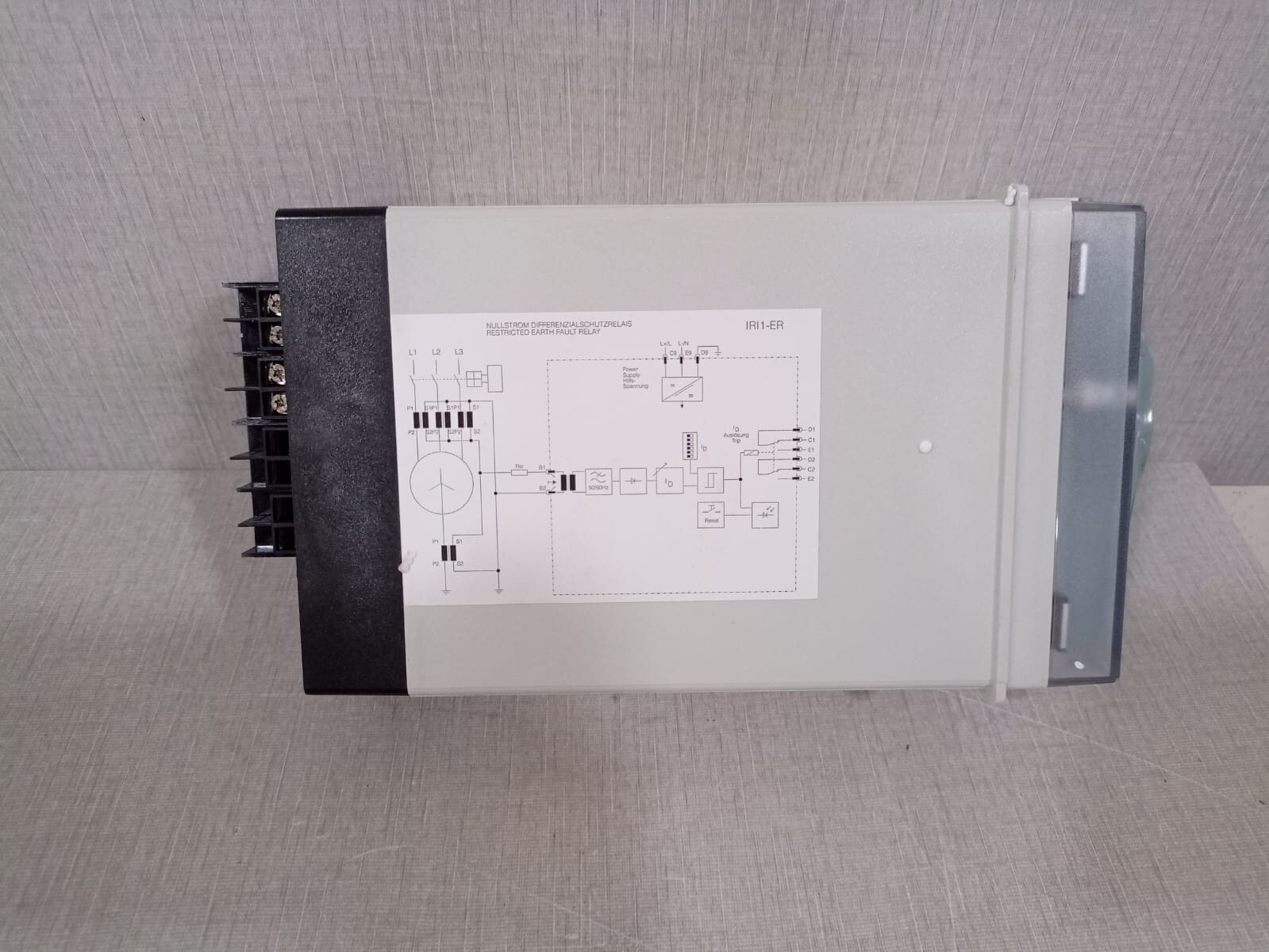 Woodward 50/60HZ WOODWARD IRI1ER1LD EARTH CURRENT RELAY 24V 50/60Hz 7