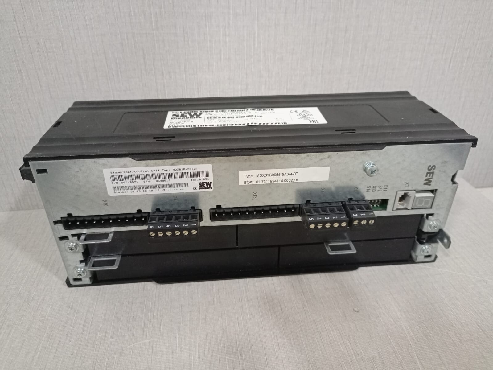 SEW Eurodrive MDX61B0055-5A3-4-0T SEW EURODRIVE MDX61B0055-5A3-4-0T SERVO MDX61B-0T 6