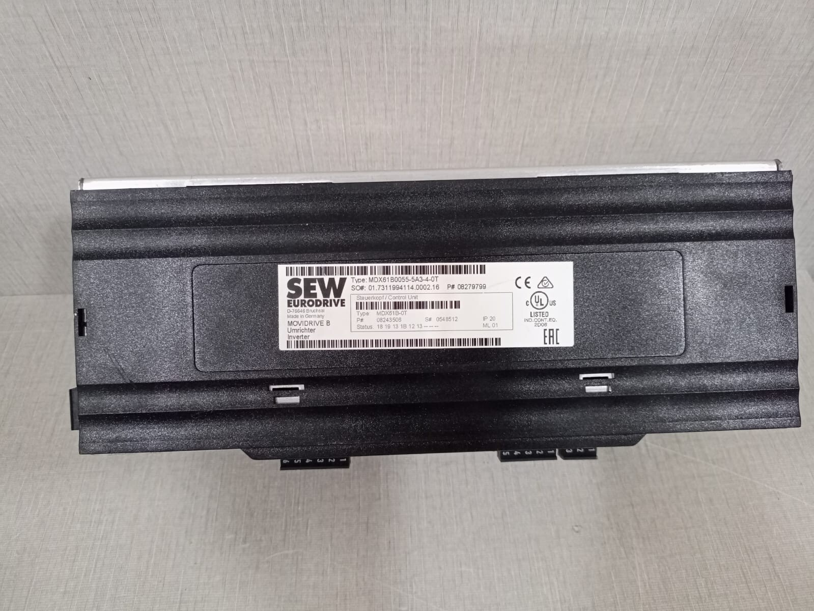 SEW Eurodrive MDX61B0055-5A3-4-0T SEW EURODRIVE MDX61B0055-5A3-4-0T SERVO MDX61B-0T 8