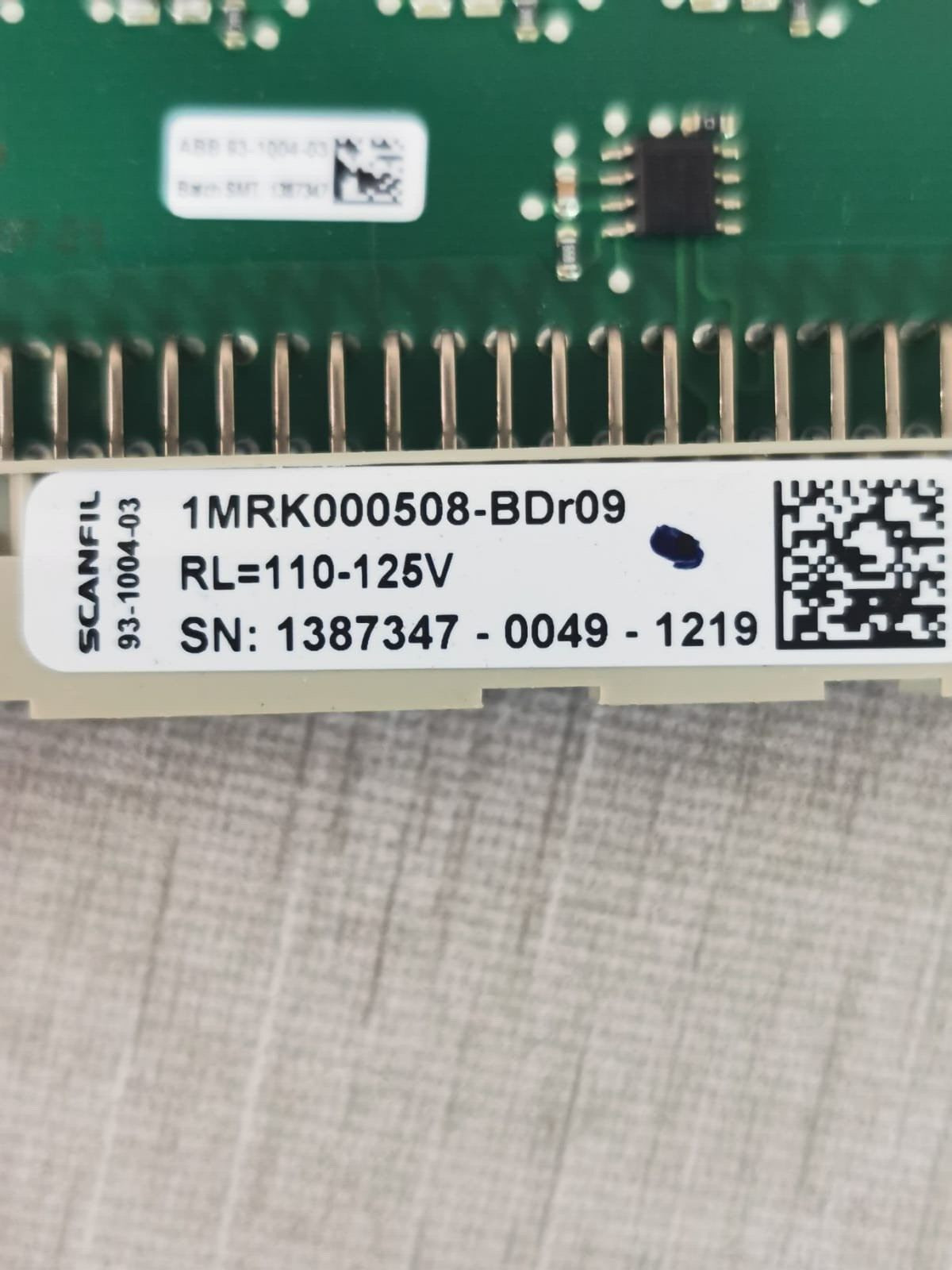 ABB BDR09 ABB 1MRK000508-BDr09 BOARD 1MRK000007-21 PCB BOARD 4