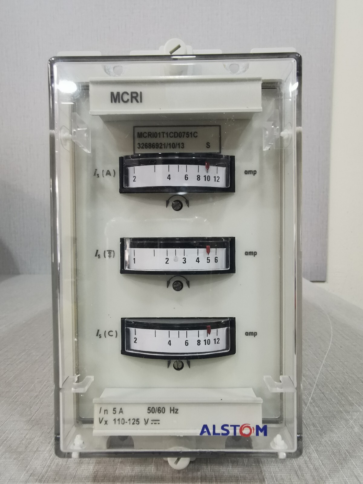 ALSTOM MCRI01T1CD0751C OVER CURRENT RELAY