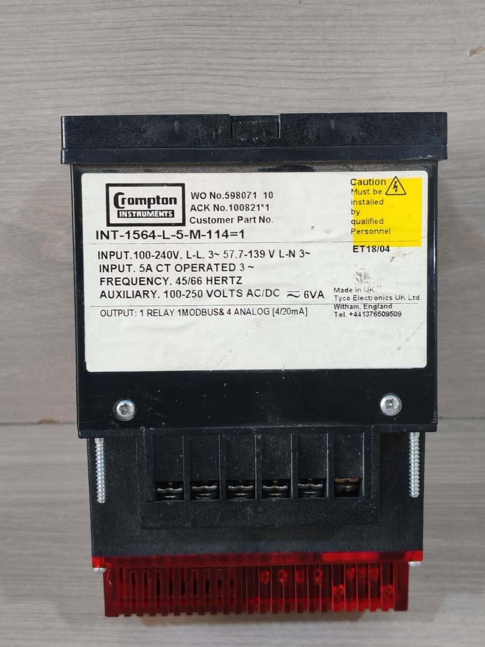 Crompton INT-1564-L-5-M-114=1 Crompton INT-1564-L-5-M-114=1 4