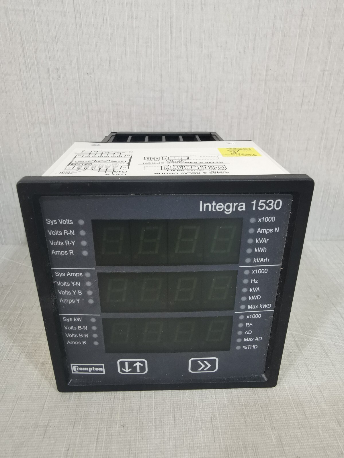 Crompton INT-1530 SERIES INT-1534-L-5-M-010-RY Crompton Integra 1530 INT-1530 SERIES INT-1534-L-5-M-010-RY 2