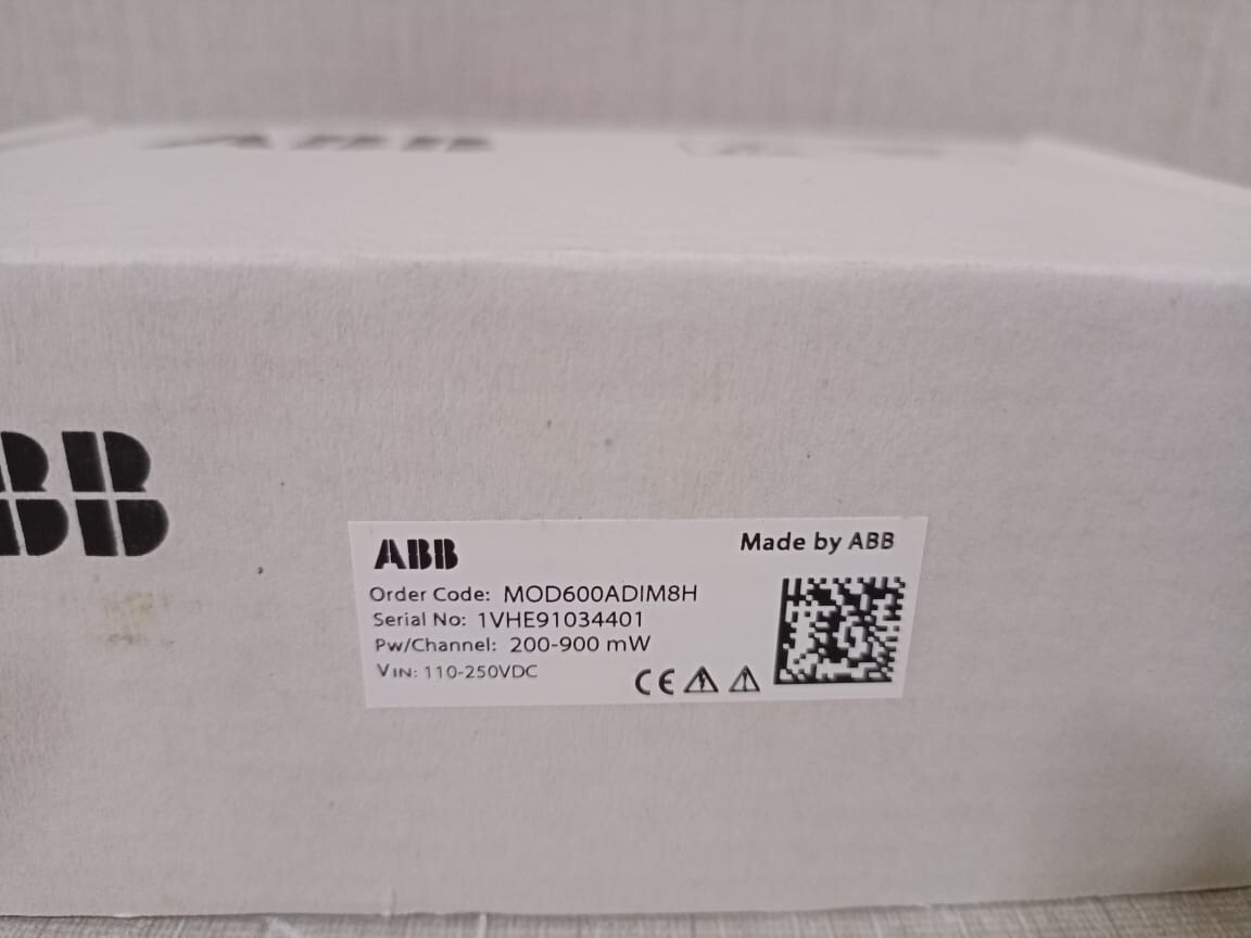 ABB MOD600ADIM8H ABB DIM8H DIGITAL INPUT MODULE MOD600ADIM8H 9