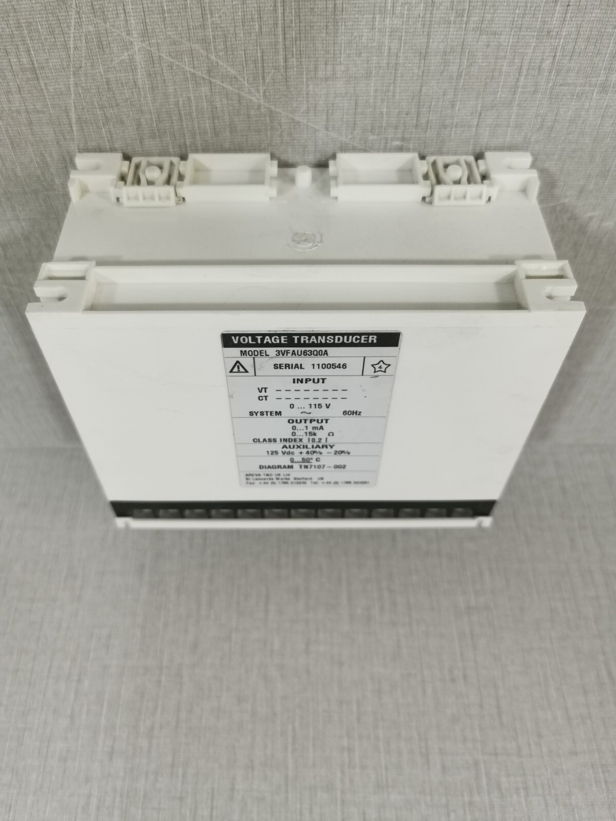 AREVA 3VFAU63Q0A AREVA Istat 300 Model 3VFAU63Q0A 4