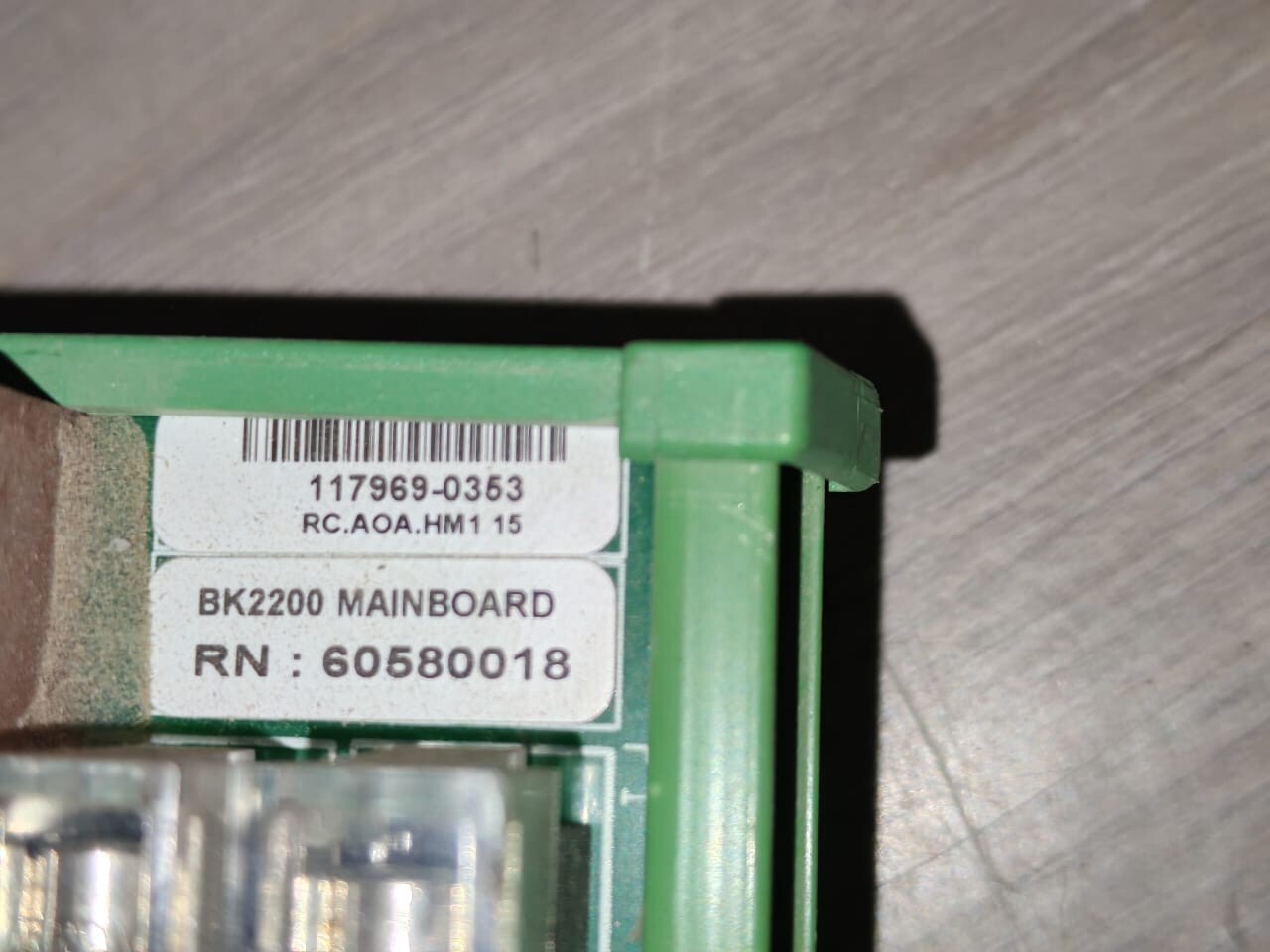 BOLLFILTER 60040331 Rev.1 BK2200 BOLLFILTER PROTECTION SYSTEMS 60040331 REV.1 / BK2200 MAINBOARD 8