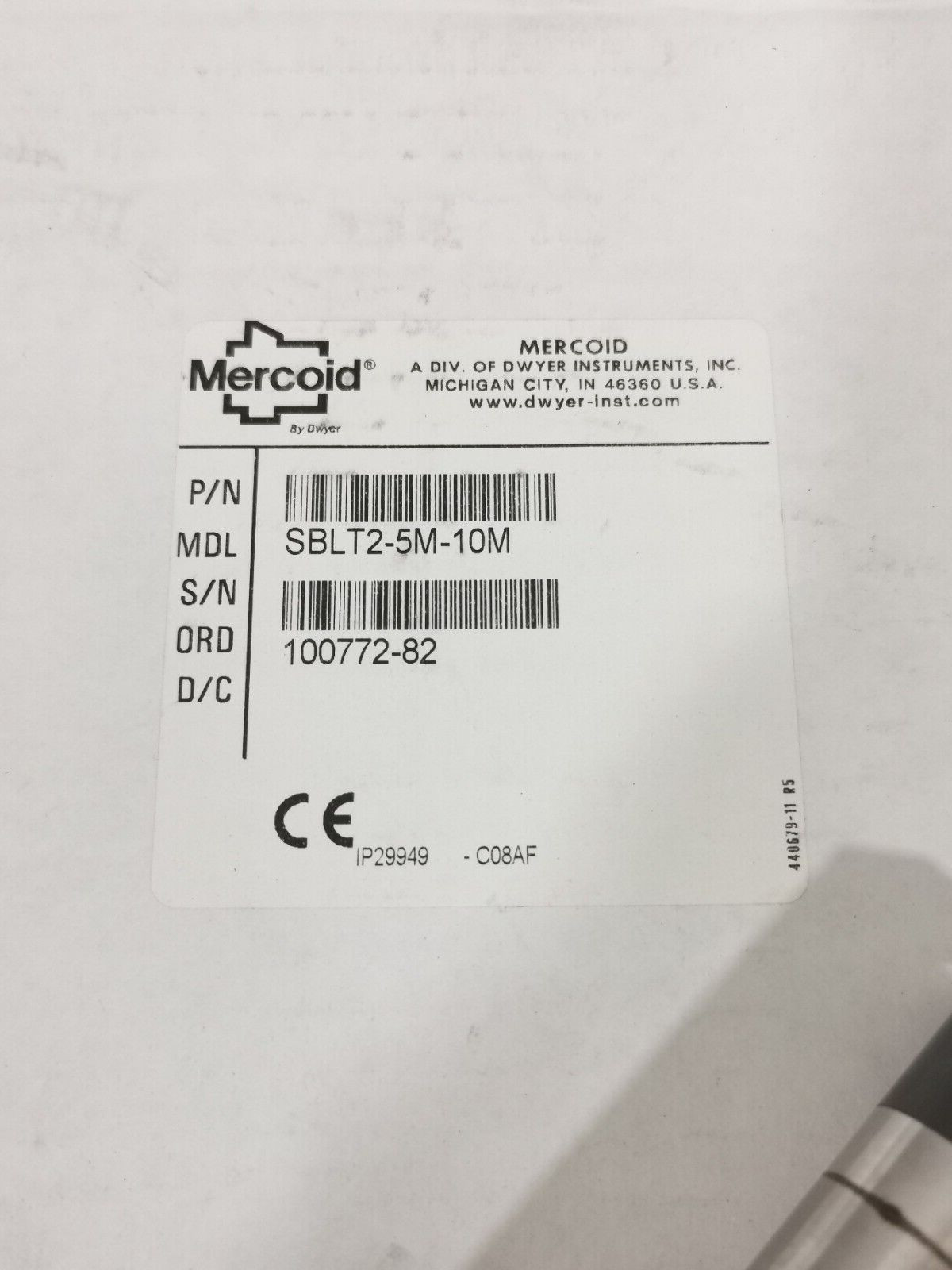 MERCOID SBLT2-5M-10M MERCOID SBLT2-5M-10M Level Transmitter 3