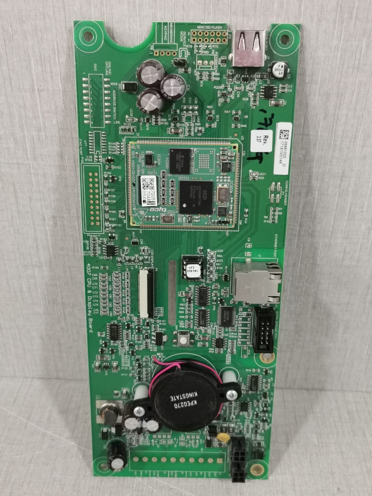 05661023 / 17181V0146 D Board Rev. 3.07