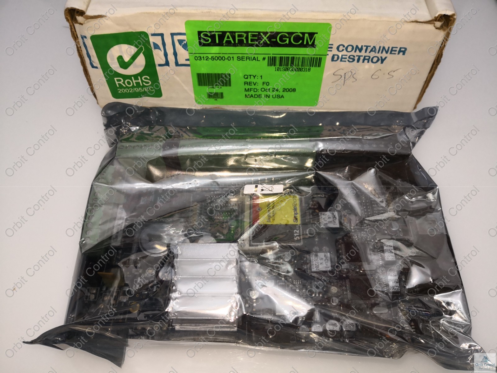 Tyco STAREX-GCM 0312-5000-01 Process Board