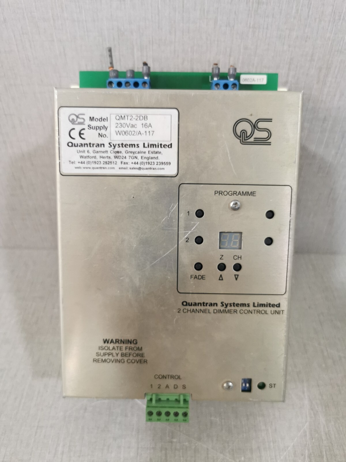 Quantran Systems QMT2-2DB Control Unit