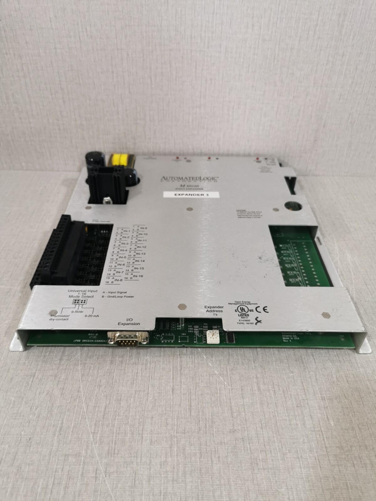 AutomatedLogic MX0160 AutomatedLogic MX0160 POINT EXPANDER 3 3