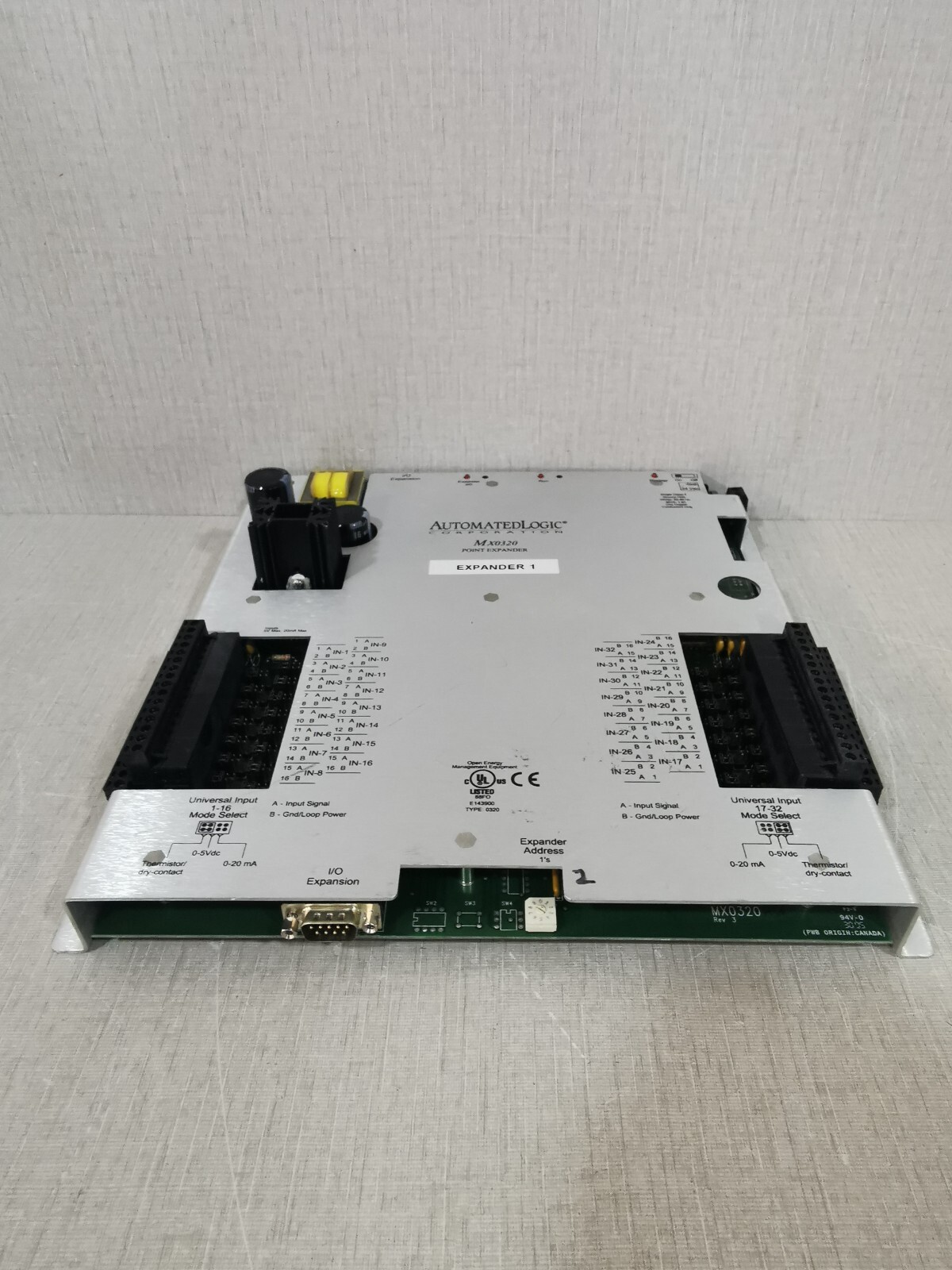 AutomatedLogic MX0320 AutomatedLogic MX0320 POINT EXPANDER 1 3