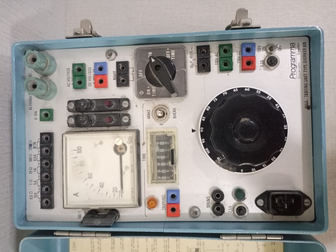 Programma Sverker 608 Programma Relay Testing Unit Type Sverker 608 5