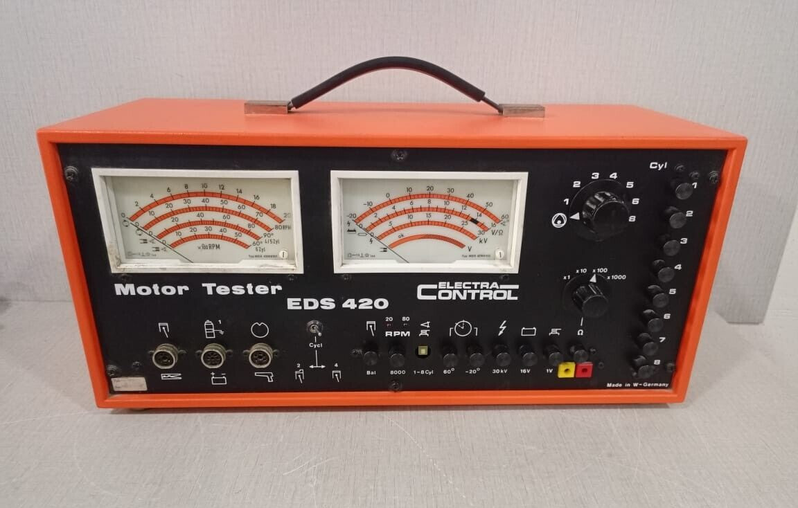 ELECTRA CONTROL EDS 420 MOTOR TESTER TYP 420I - MISSING BUTTONS