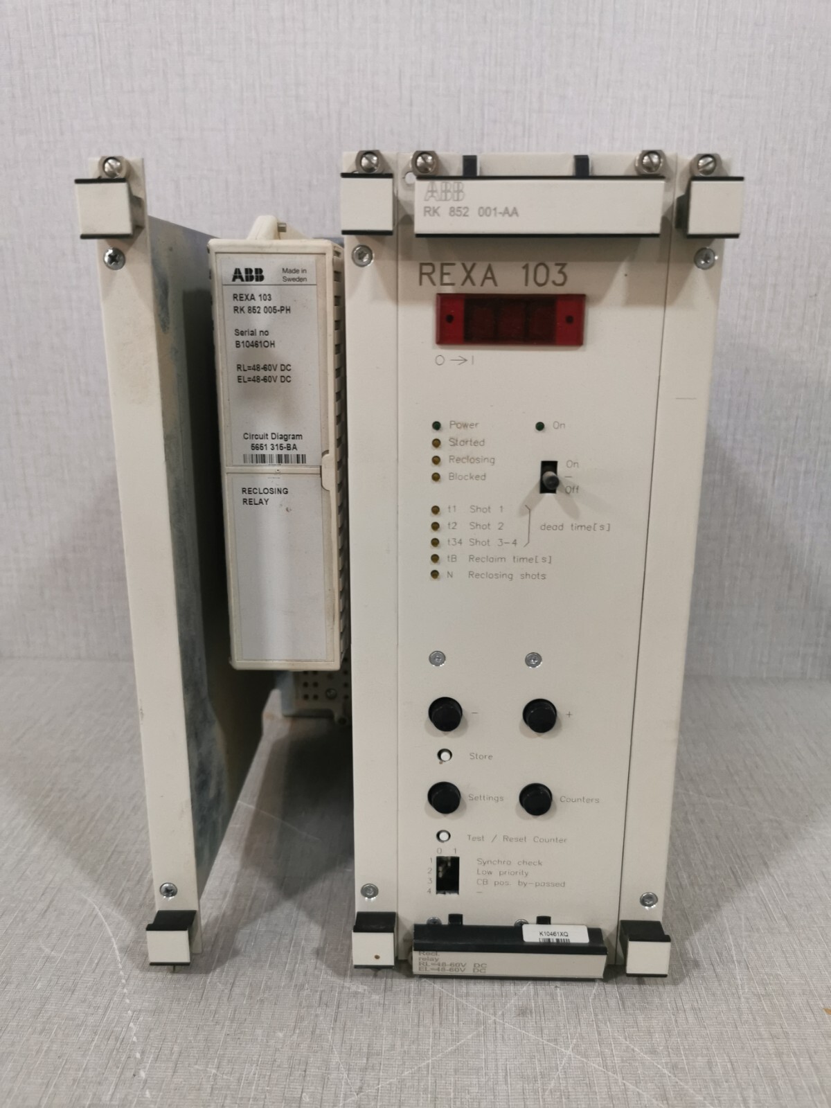 ABB REXA 103 / RK 852 005-PH ABB REXA 103 / RK 852 005-PH Circuit Diagram 3