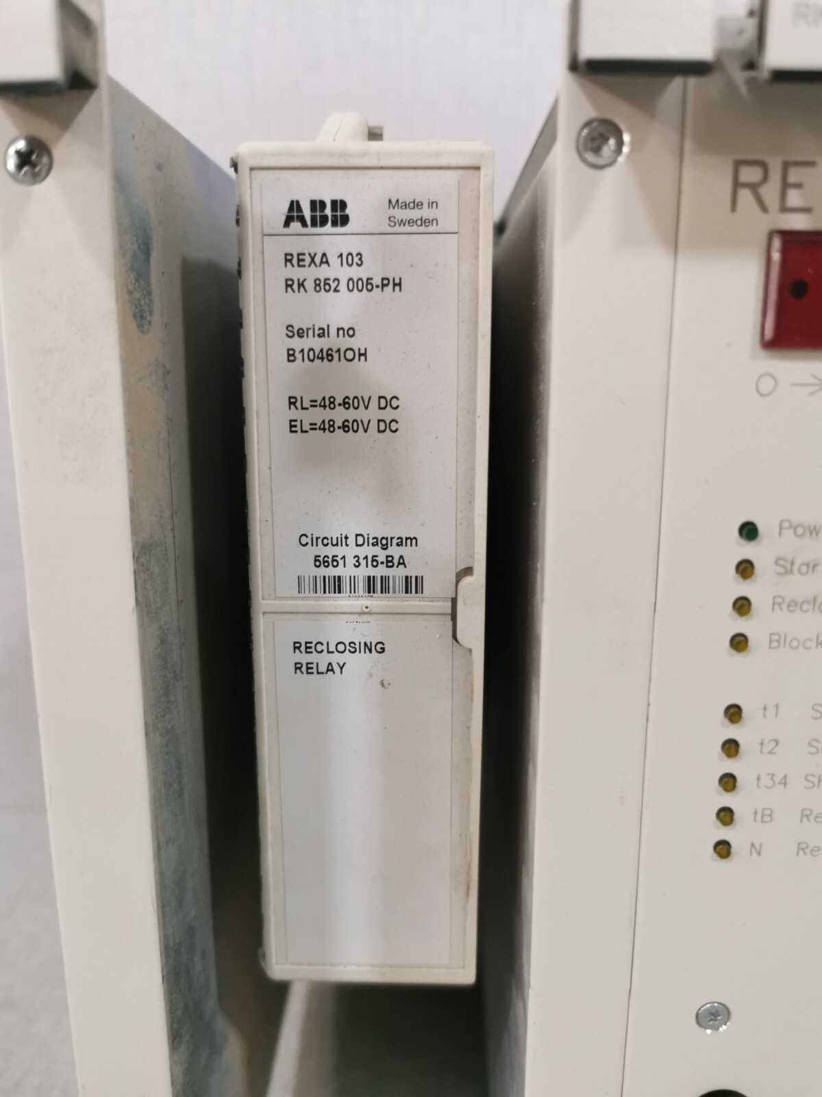 ABB REXA 103 / RK 852 005-PH ABB REXA 103 / RK 852 005-PH Circuit Diagram 4