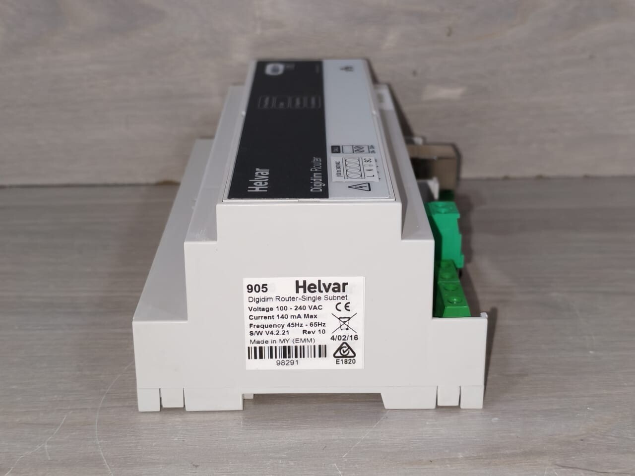 Helvar 905 HELVAR 905 DIGIDIM ROUTER-SINGLE SUBNET 7