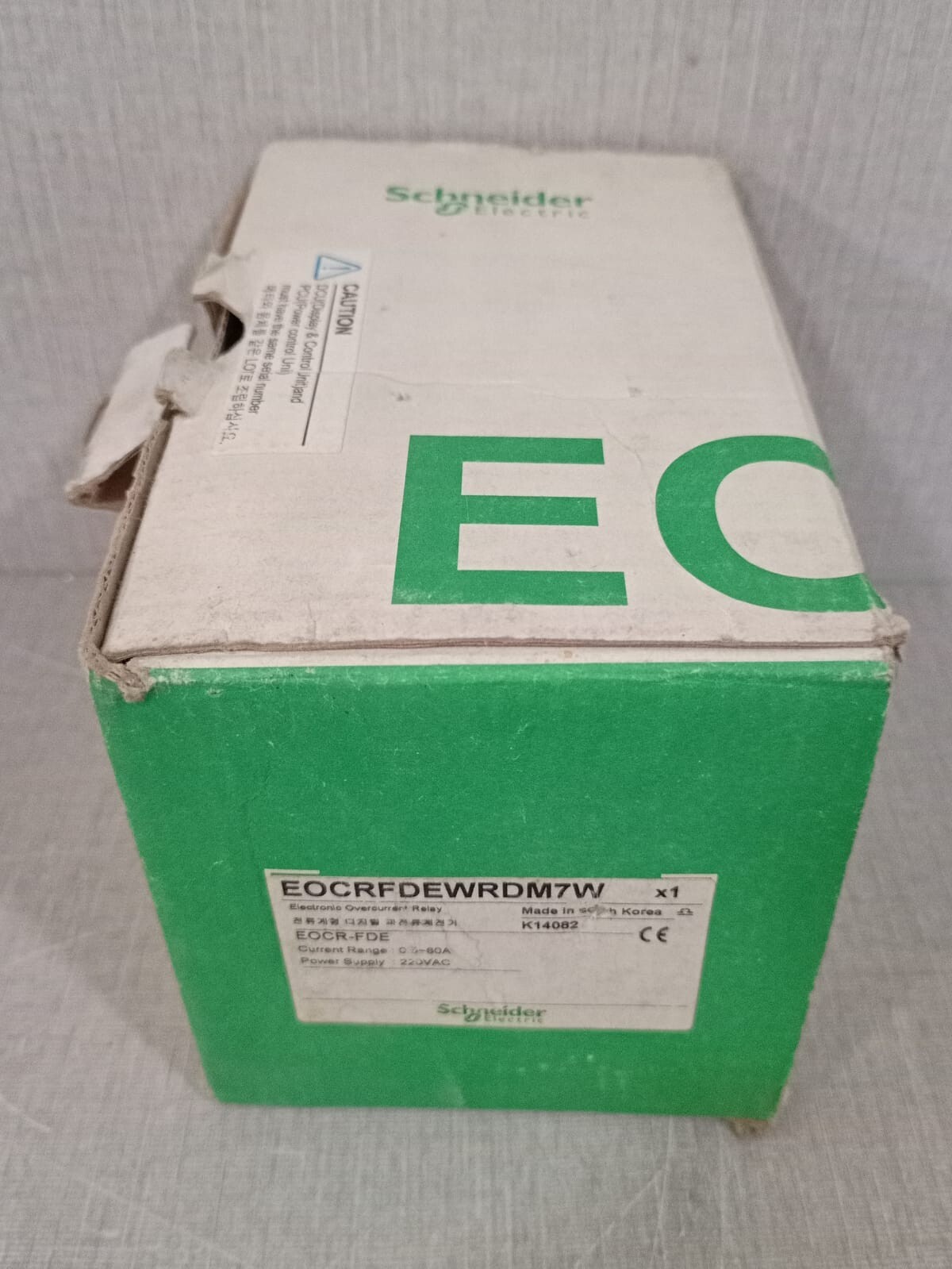 Schneider Electric EOCRFDEWRDM7W Schneider Electric EOCRFDEWRDM7W Overcurrent Relay EOCR-FDE 4