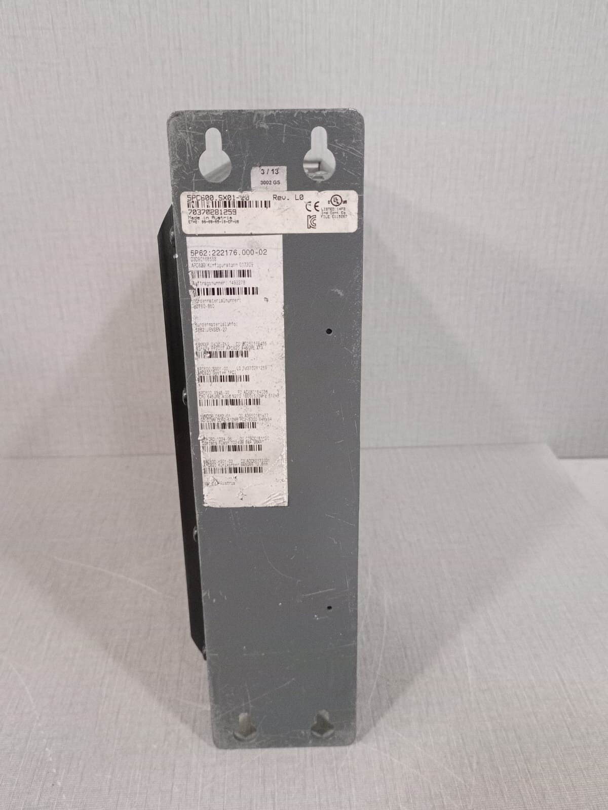 Automation PC 5PC600.SX01-00 REV.L0 X14-67296 Automation PC 5PC600.SX01-00 REV.L0 X14-67296 2