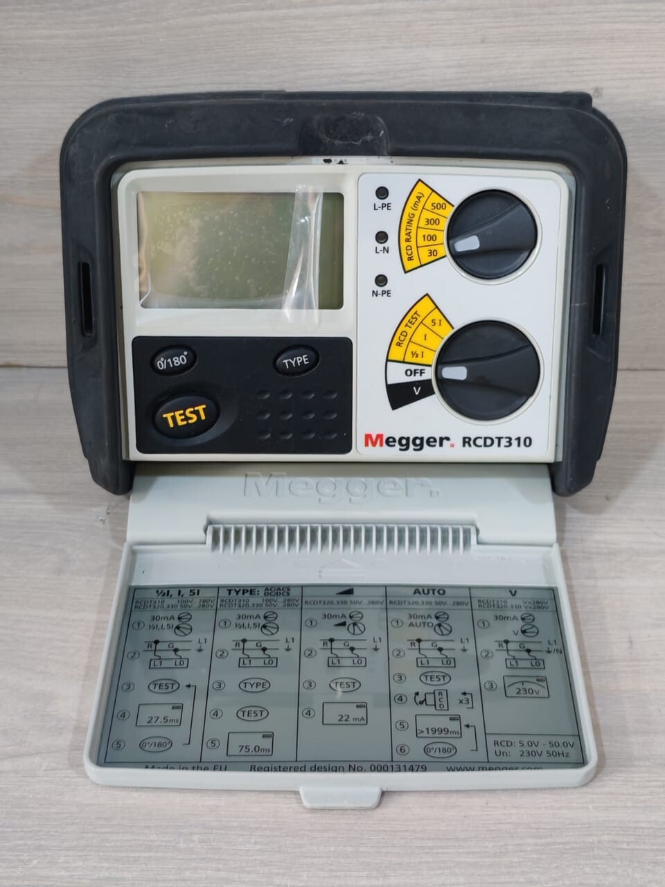 Megger RCDT310 Megger RCDT310 RCD TESTER 2