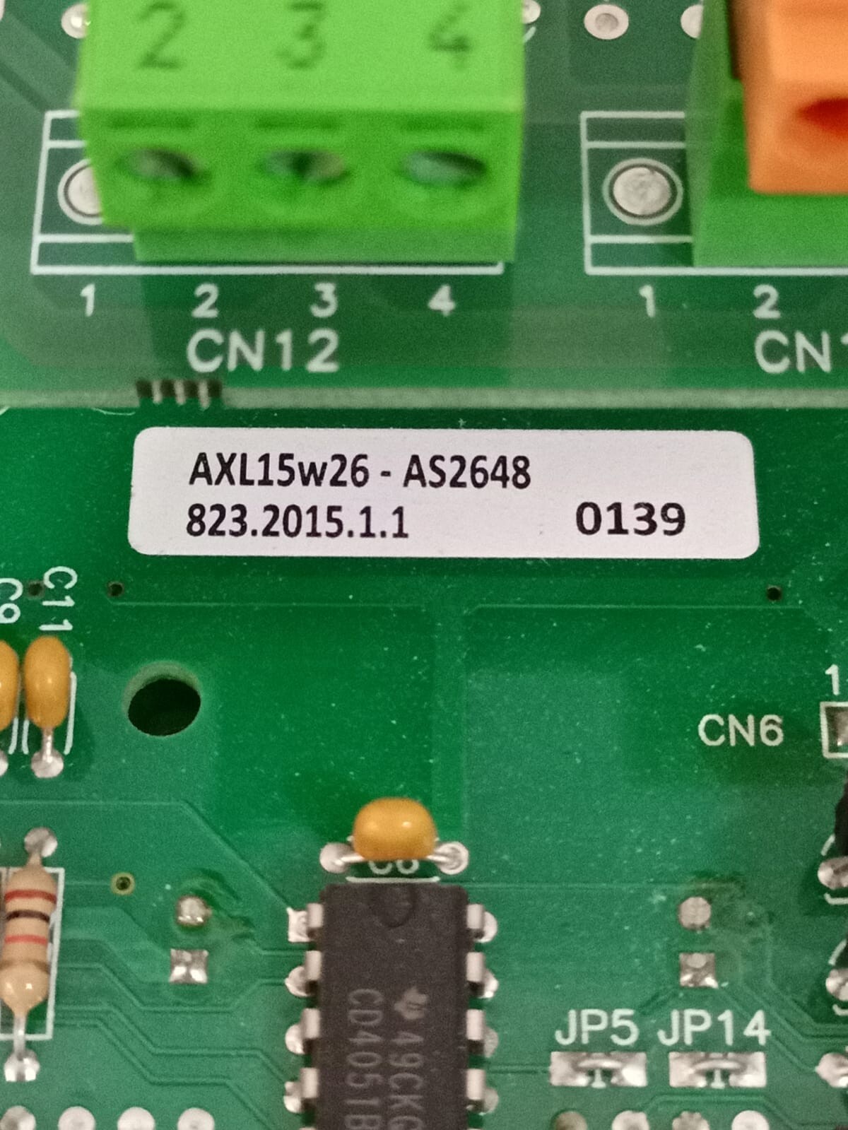 PL4+ AXL15W26-AS2648 PL4+ AXL15w26-AS2648 / SE2231 REV.1 PANEL BOARD 2