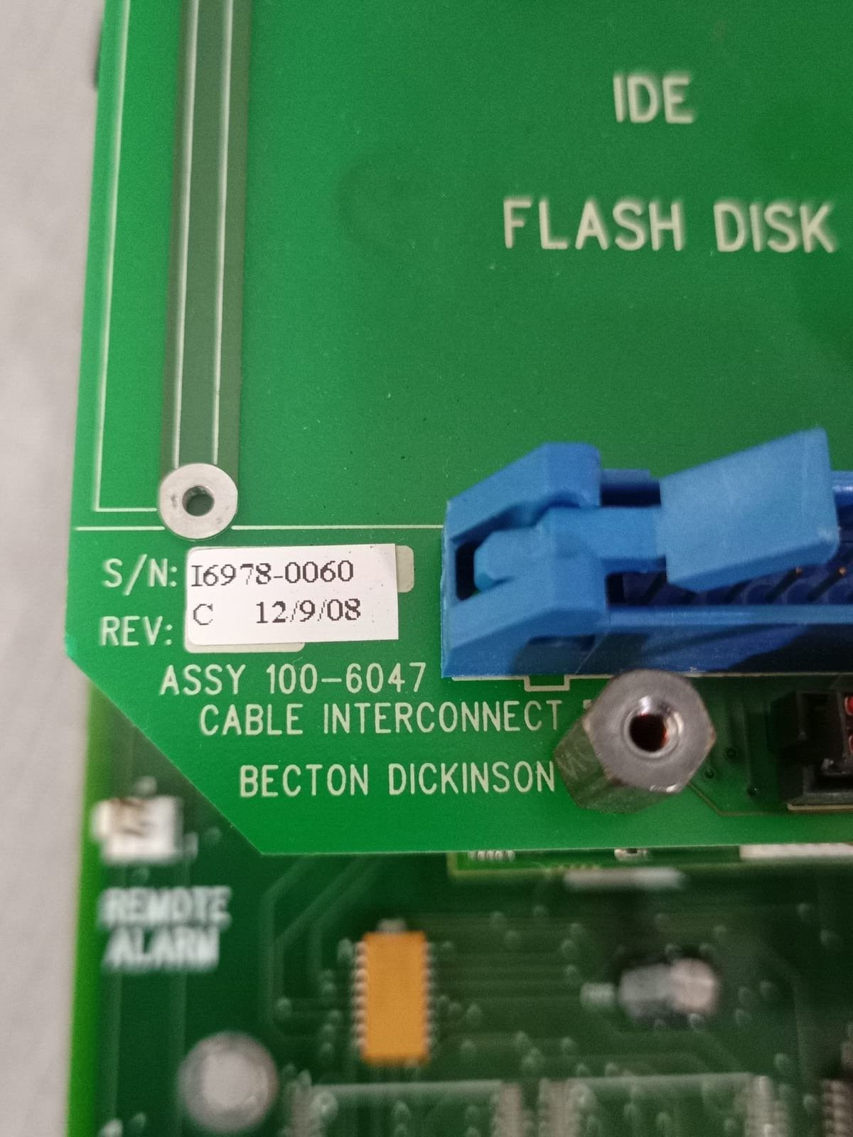 BDMS ASSY 100-6047 BDMS ASSY 100-6006 REV.7 / 100-6047 CONTROL BOARD 5