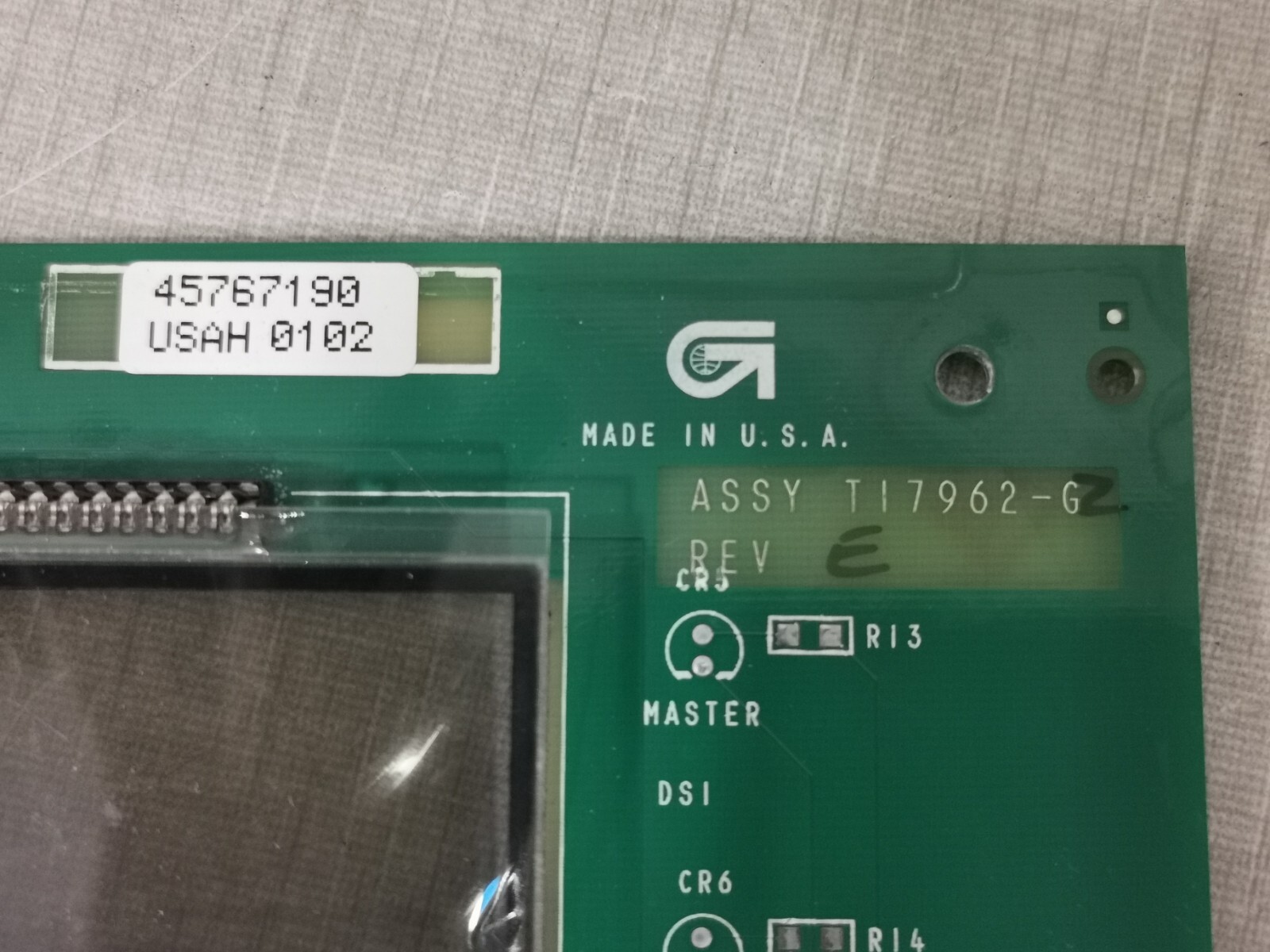 Veeder-Root Gilbarco ASSY TI7962-G2 REV.E Veeder-Root Gilbarco ASSY TI7962-G2 REV.E PCB BOARD -WITHOUT SCREEN 2